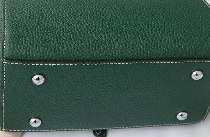 Leather Womens Stylish Green Handbag Purse Crossbody Purse Shoulder Bag for Women