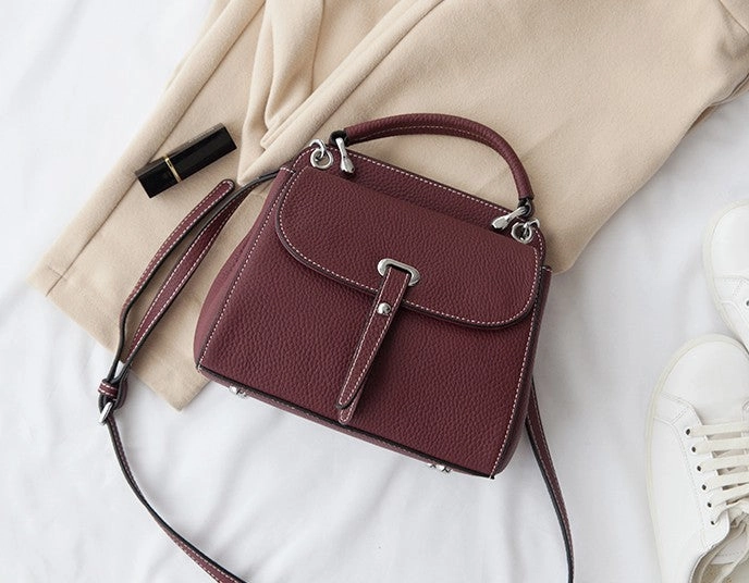 Leather Womens Stylish Green Handbag Purse Crossbody Purse Shoulder Bag for Women