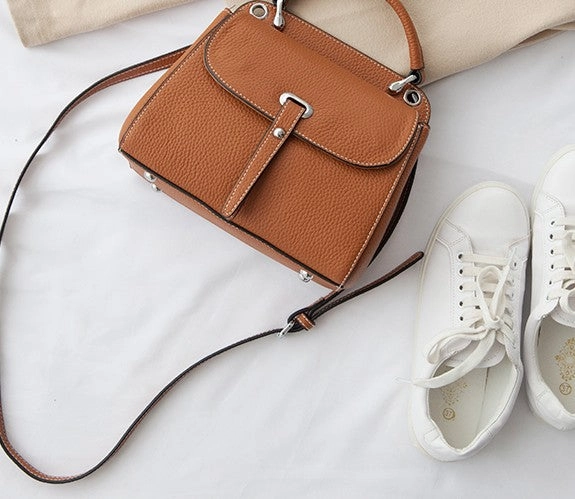 Leather Womens Stylish Green Handbag Purse Crossbody Purse Shoulder Bag for Women