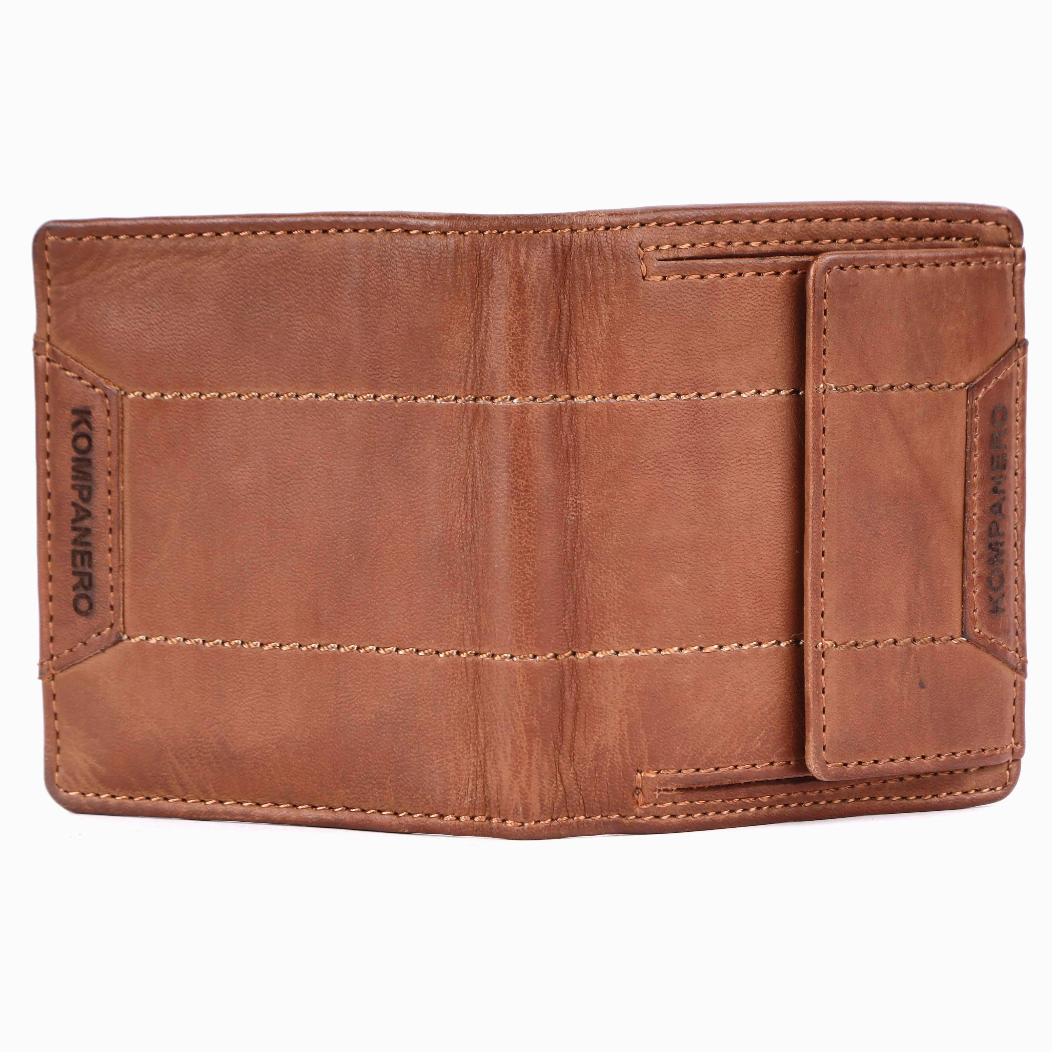 Leo - The Money Clip Wallet -Cognac