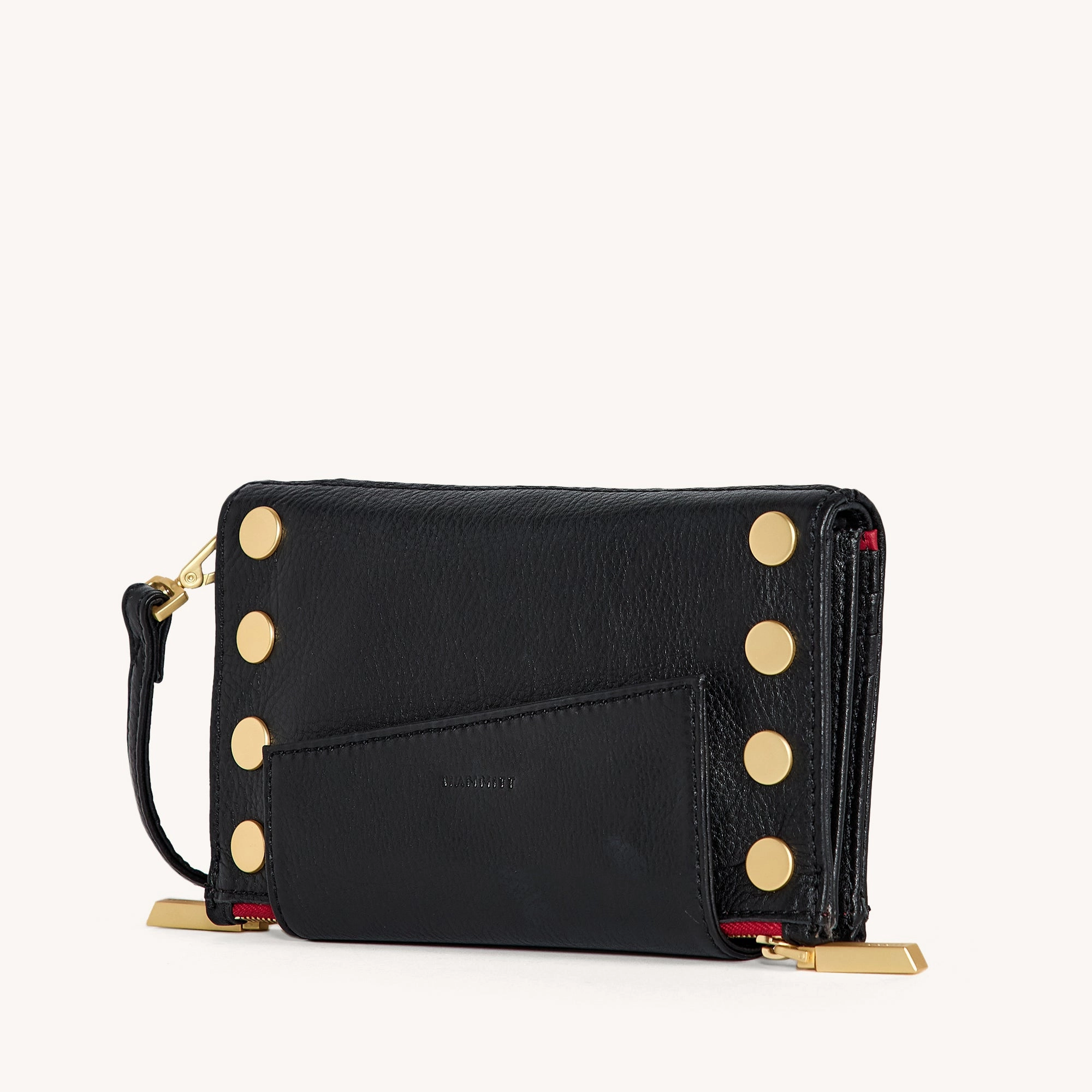 Levy | Black/Brushed Gold Red Zip