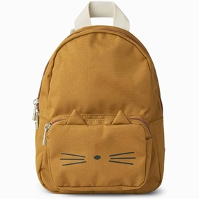 Liewood Saxo Mini Backpack Cat Golden Caramel
