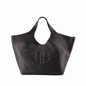 Lili Shopper Bag - Leather - Black