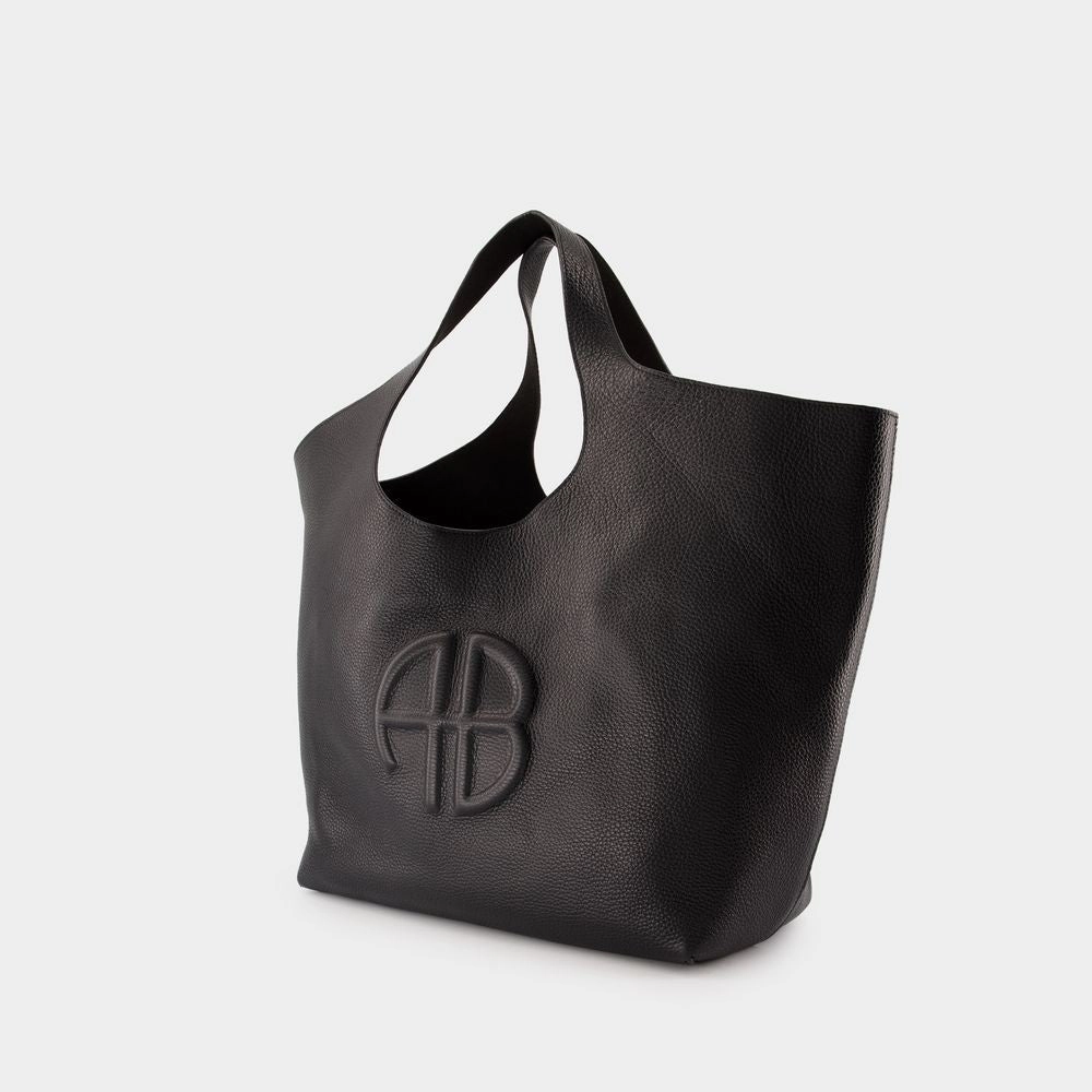 Lili Shopper Bag - Leather - Black