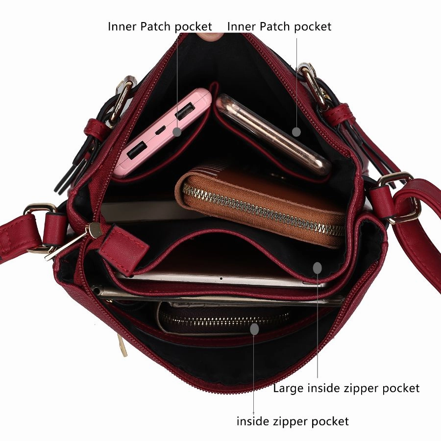 Lilian Vegan Leather Crossbody Handbag