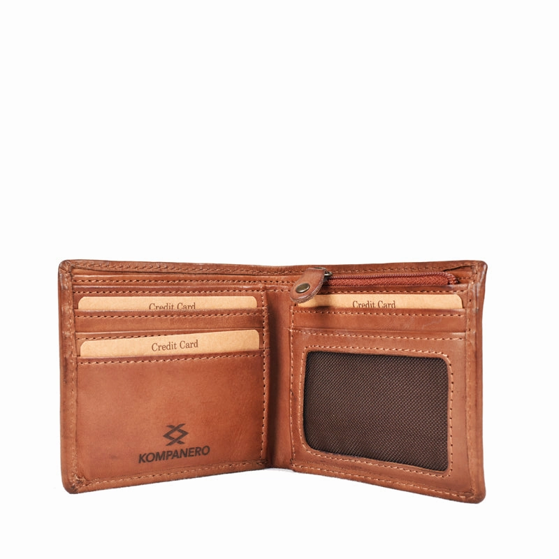 Lineage - The Mens Wallet -Cognac
