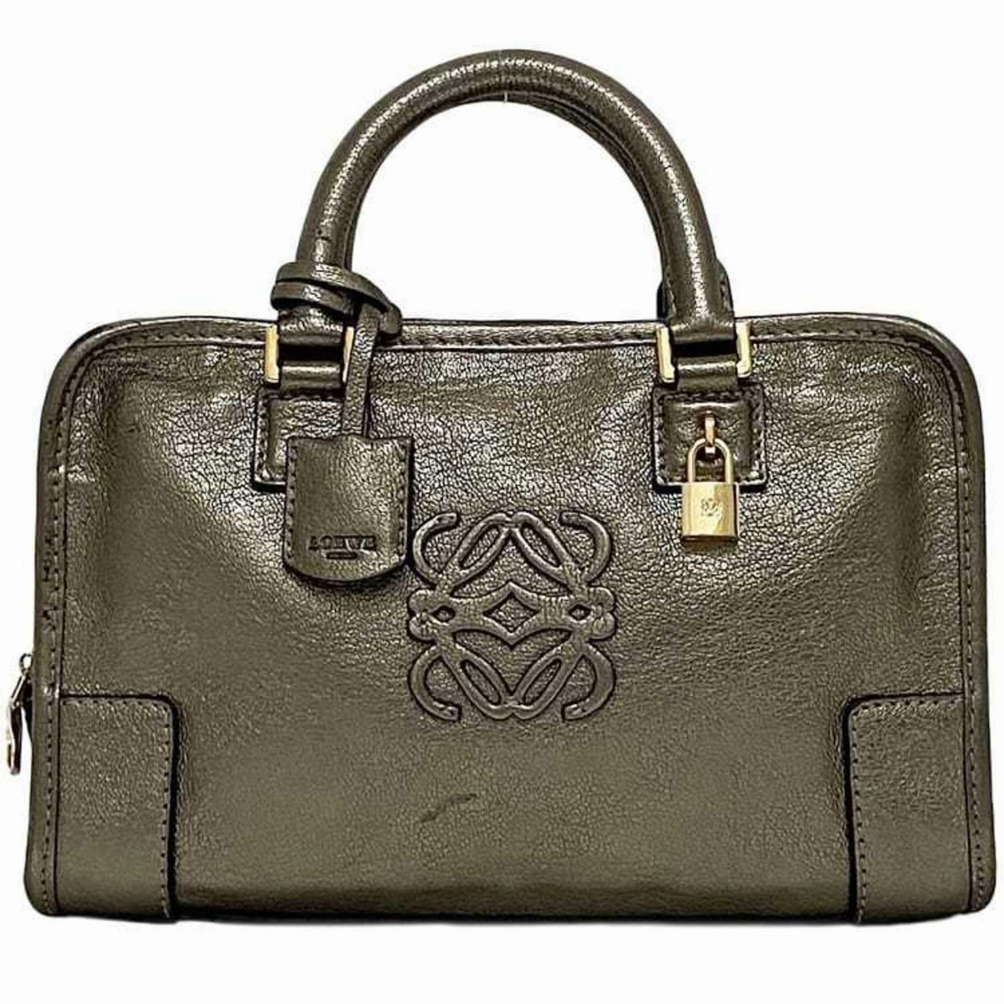 Loewe Leather Handbag Tote Bag (Pre-Owned)