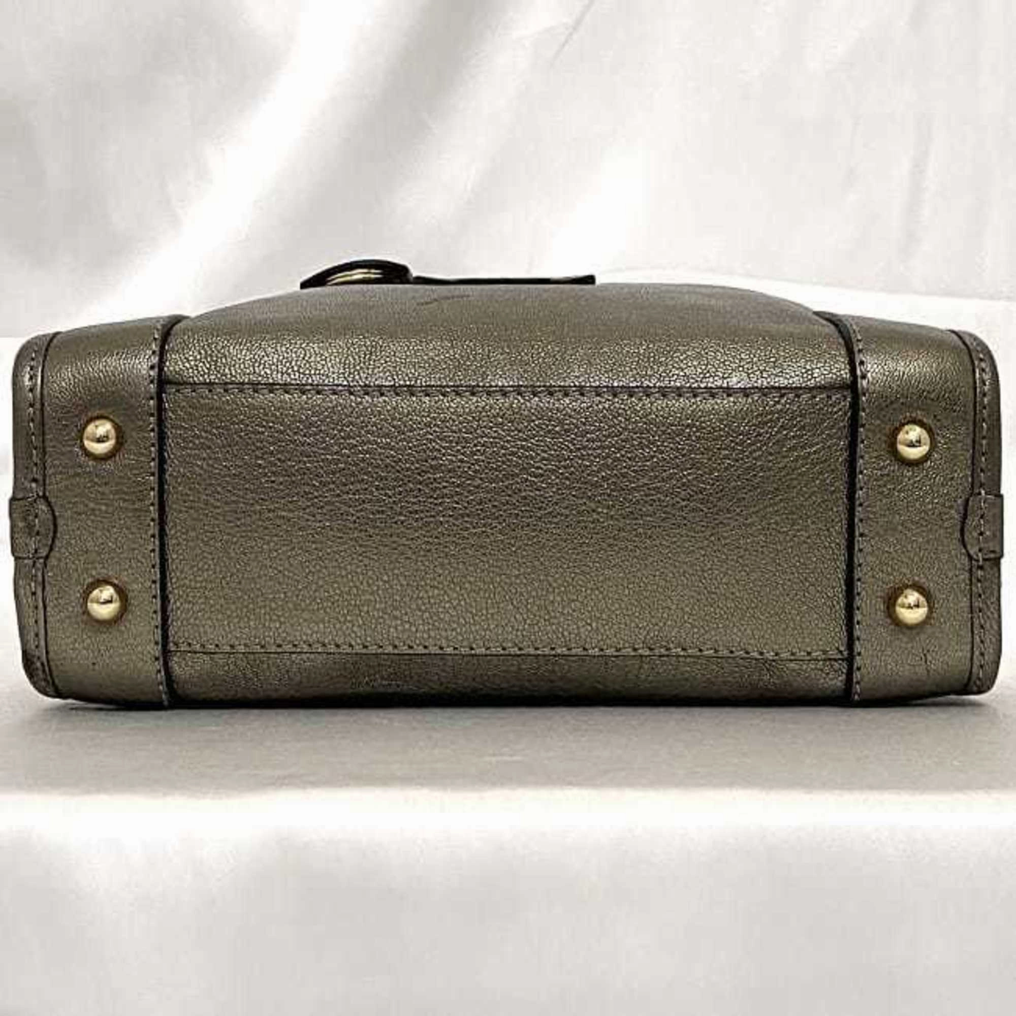 Loewe Leather Handbag Tote Bag (Pre-Owned)