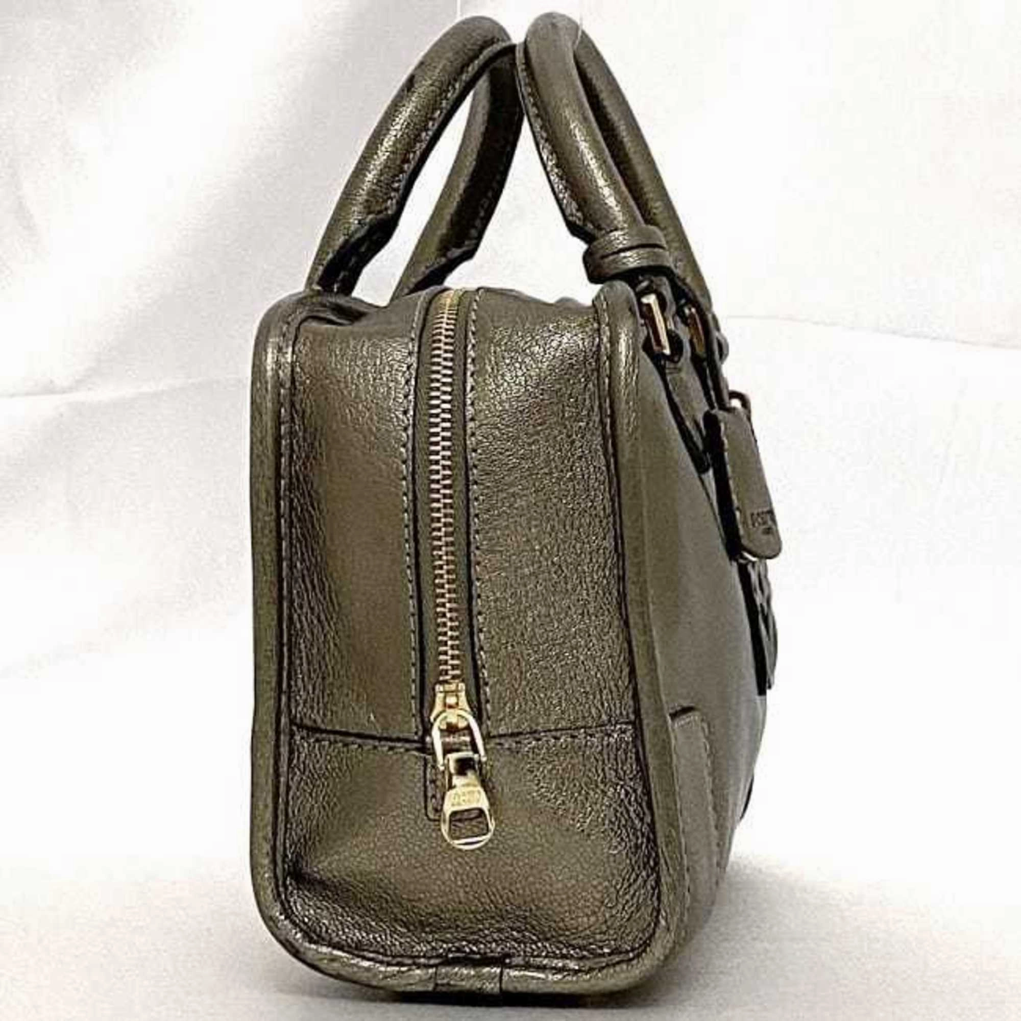 Loewe Leather Handbag Tote Bag (Pre-Owned)