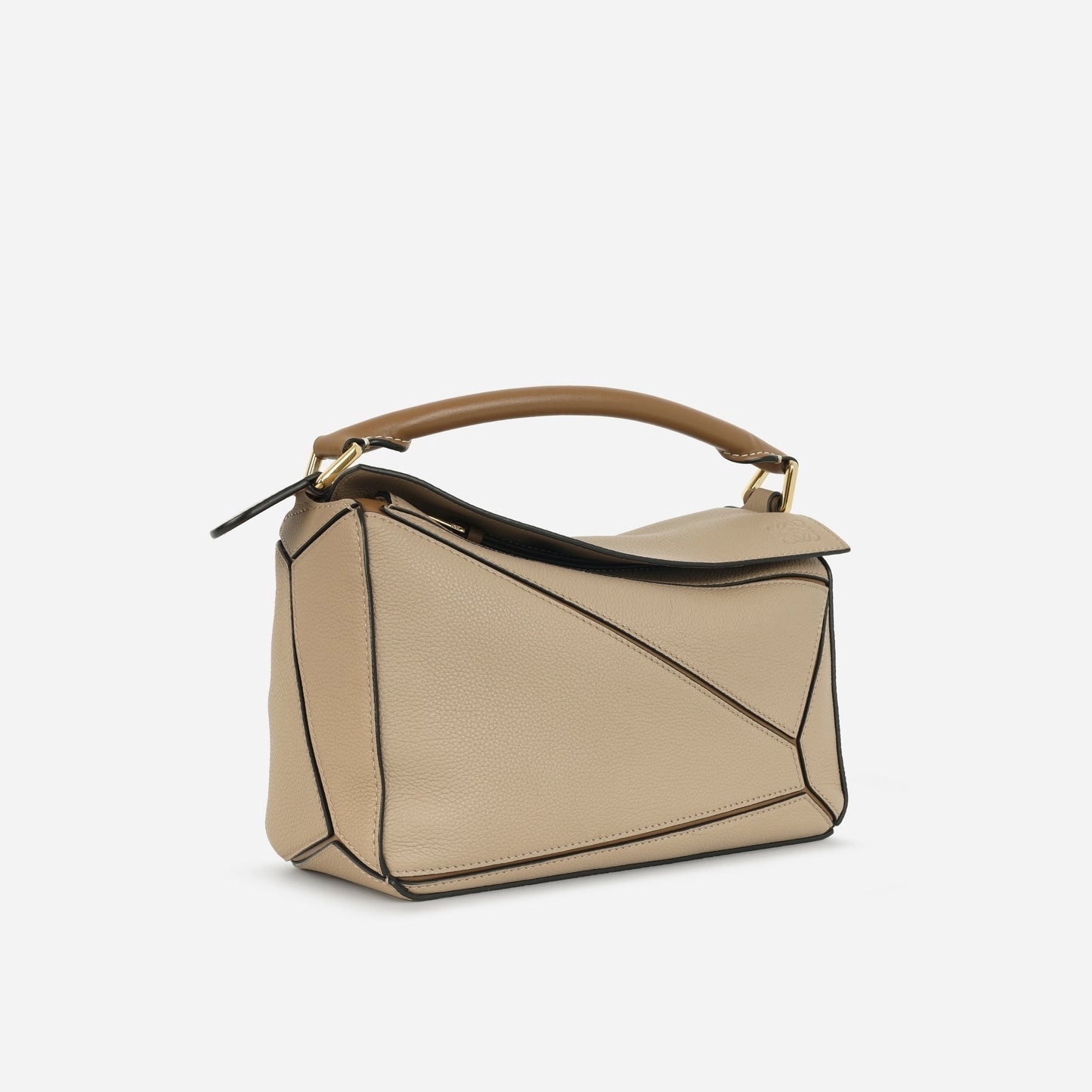 Loewe Loewe - Puzzle Small - Sand / Mink Calfskin GHW - Pre-Loved
