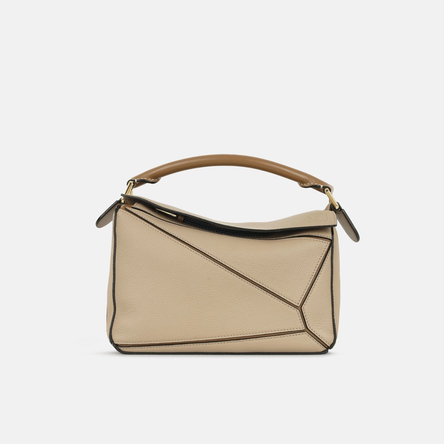 Loewe Loewe - Puzzle Small - Sand / Mink Calfskin GHW - Pre-Loved