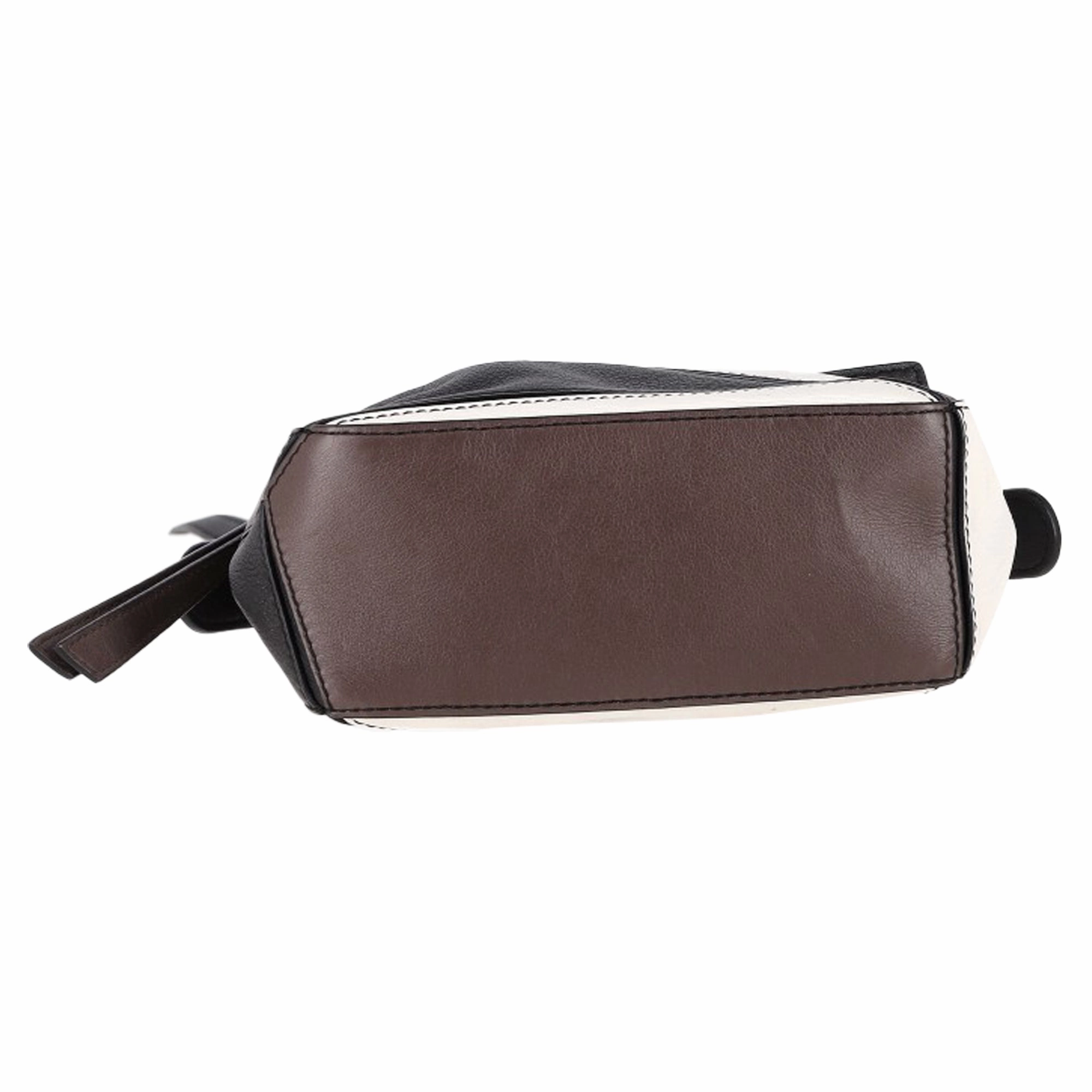 Loewe Mini Puzzle Tricolor Handbag in Multicolor Leather