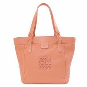 Loewe pink Salmon pink Leather Tote Bag (Pre-Owned)