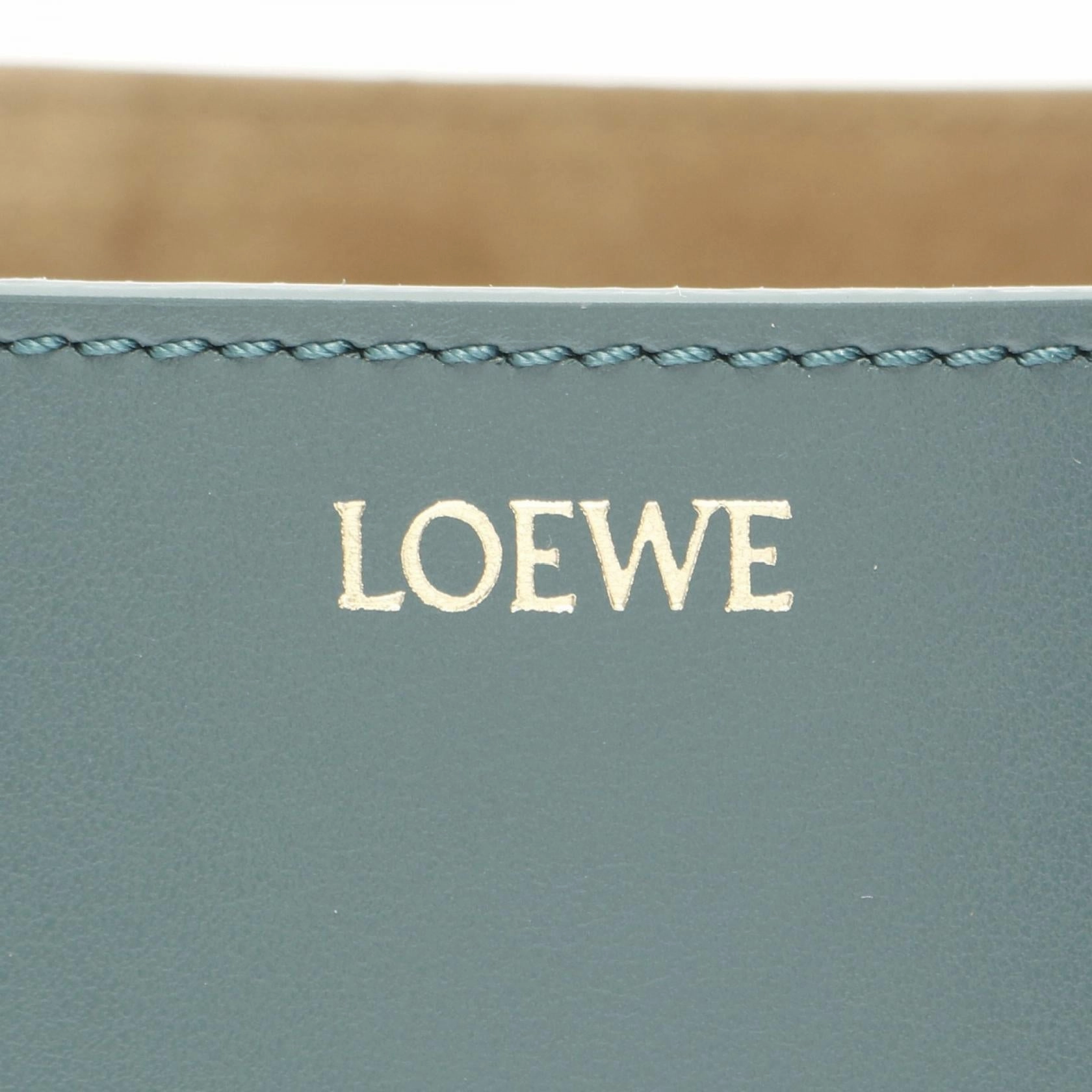 Loewe Puzzle Fold Mini Tote Leather Bag
