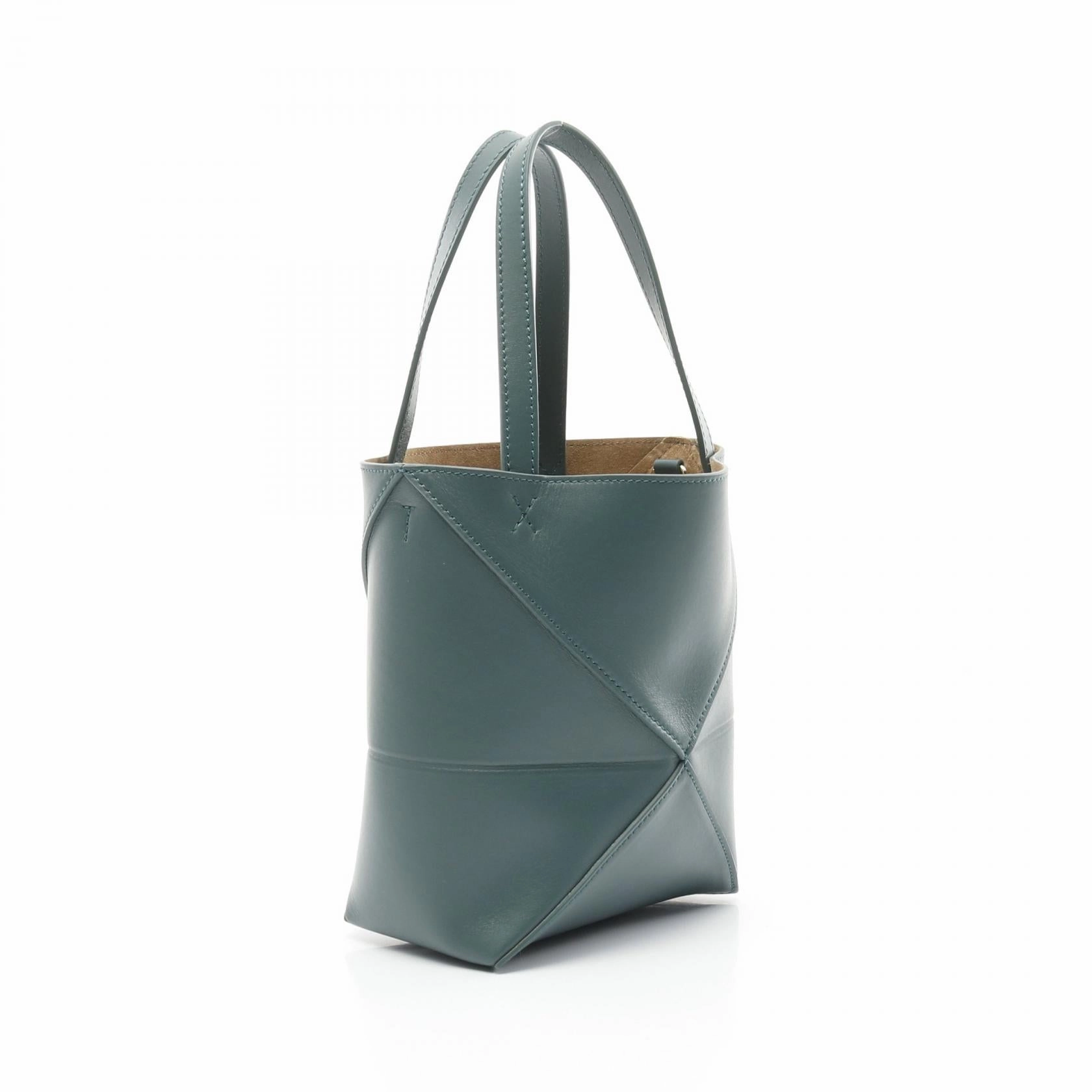 Loewe Puzzle Fold Mini Tote Leather Bag