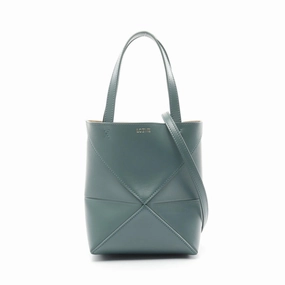 Loewe Puzzle Fold Mini Tote Leather Bag