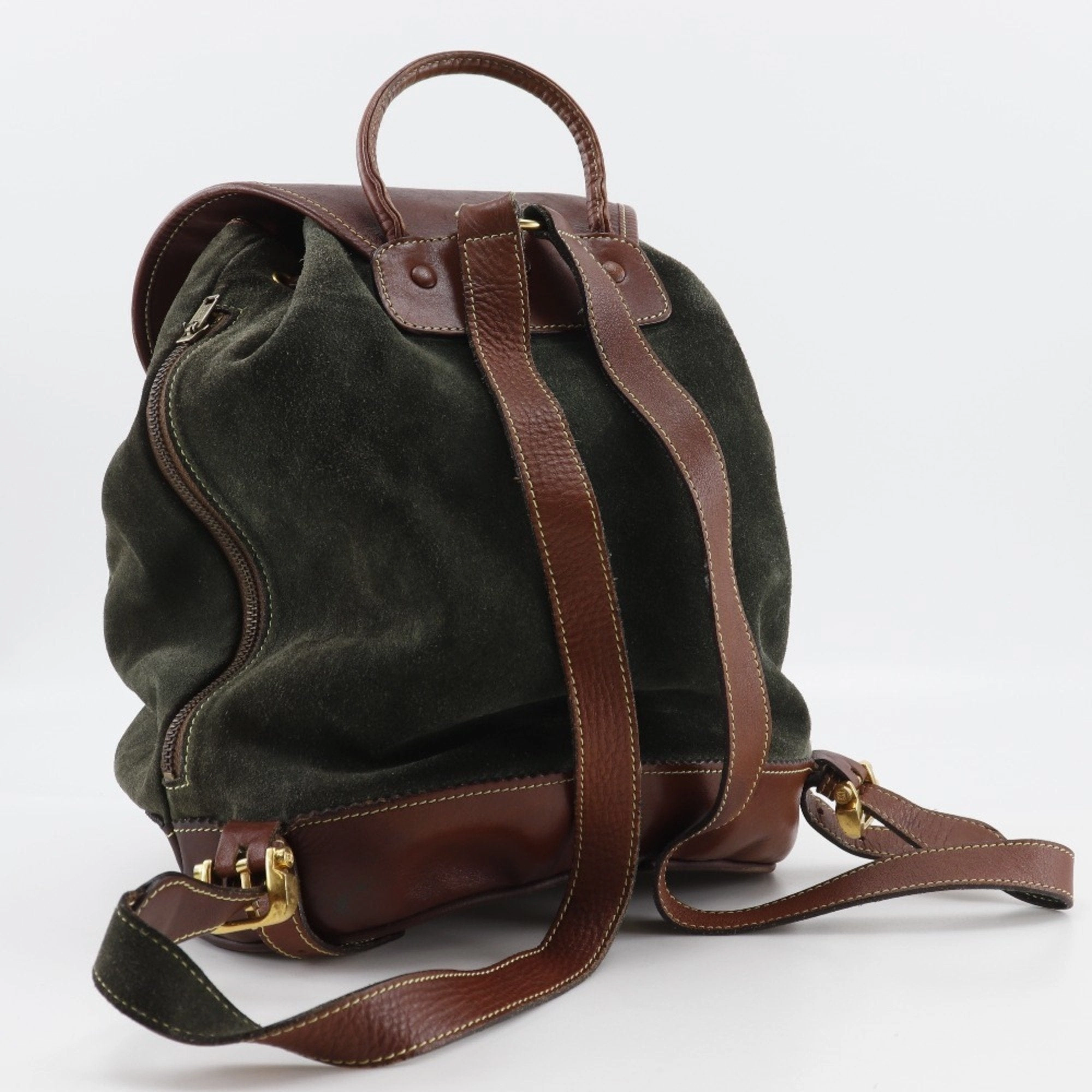 Loewe  Suede Backpack (Pre-Owned)
