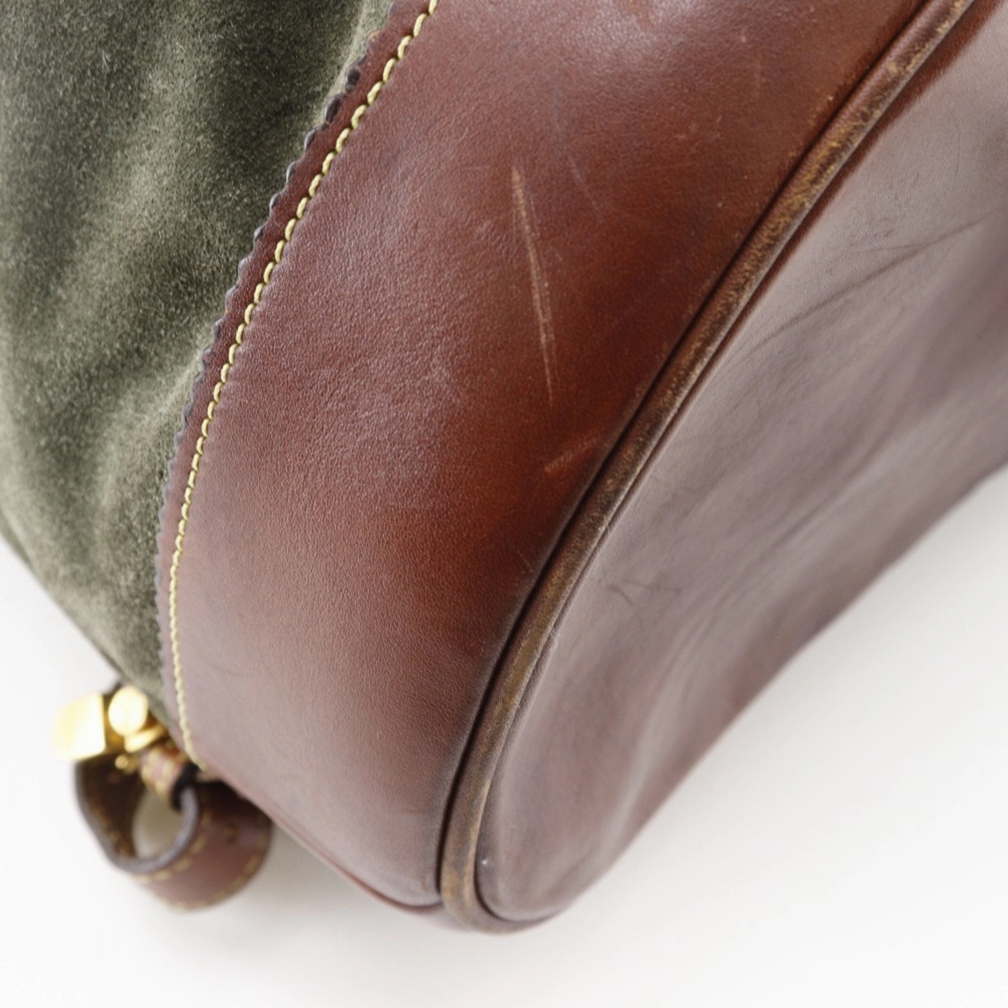 Loewe  Suede Backpack (Pre-Owned)