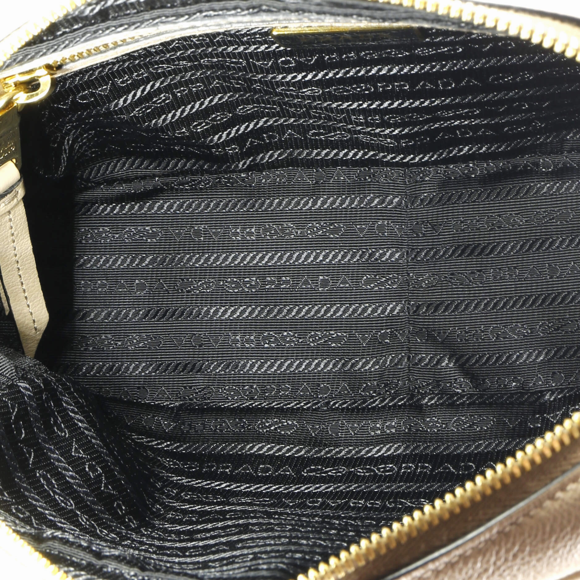 Logo Camera Bag Embossed Leather Small