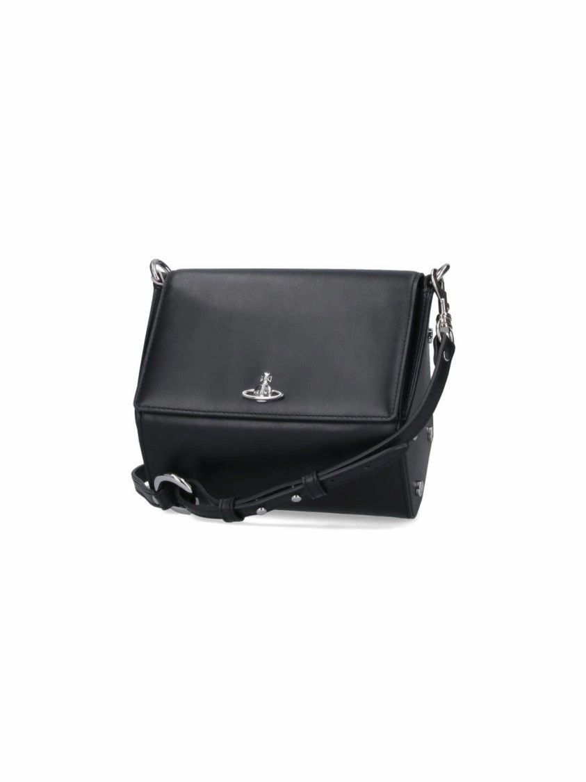 Logo Crossbody Bag - Black
