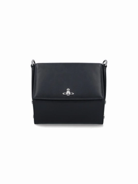 Logo Crossbody Bag - Black