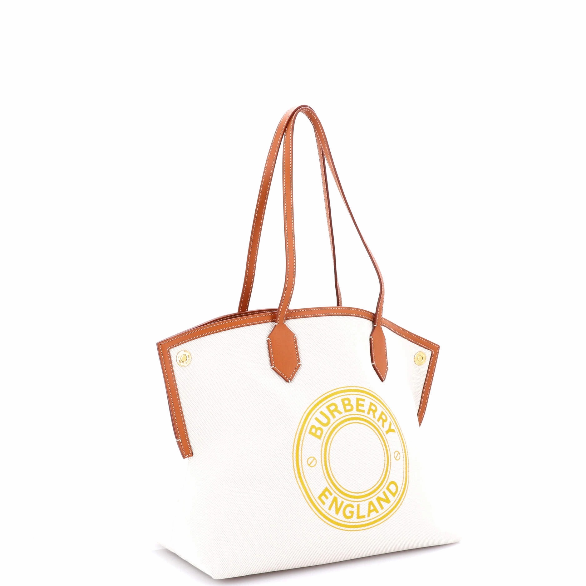 Logo Society Tote Printed Canvas Medium