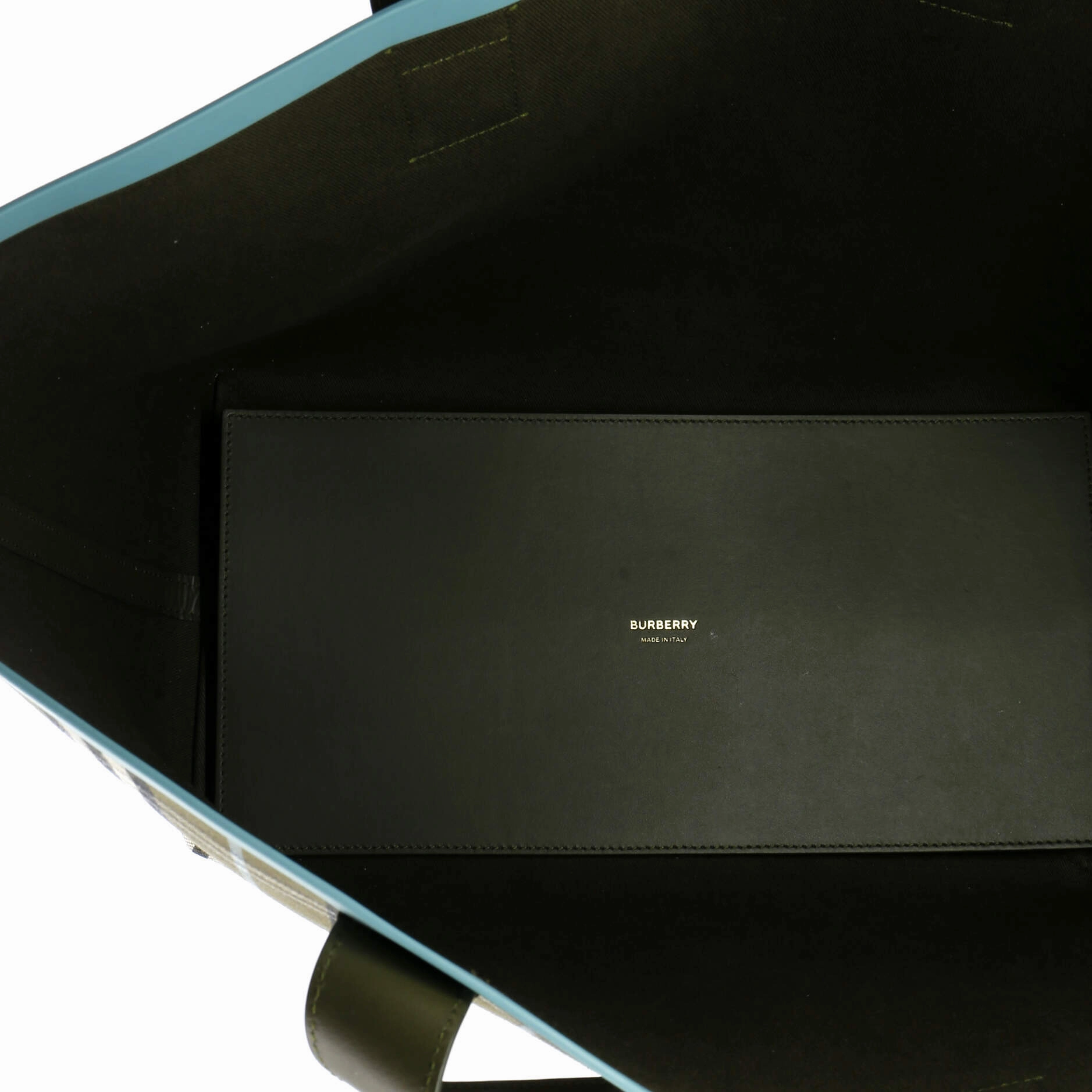 London Tote Check Canvas Medium