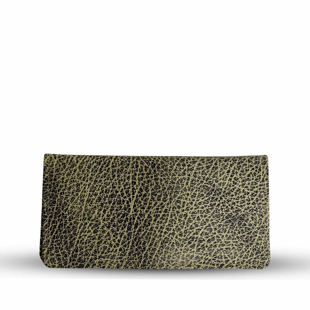 Long  Leather Wallet Marble