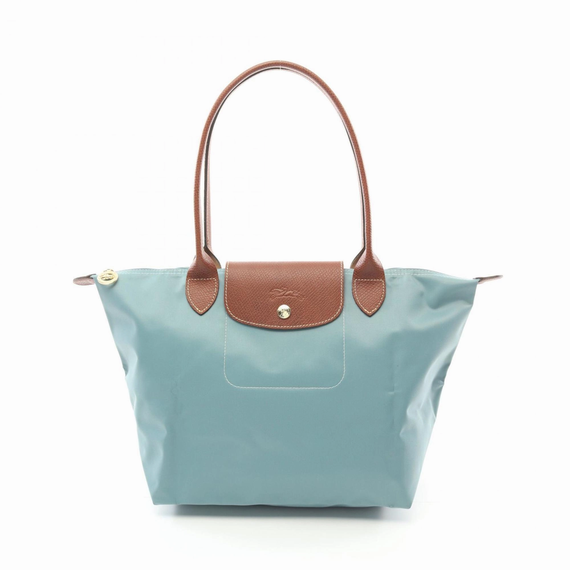 Longchamp  Canvas Leather Tote Bag (Pre-Owned)