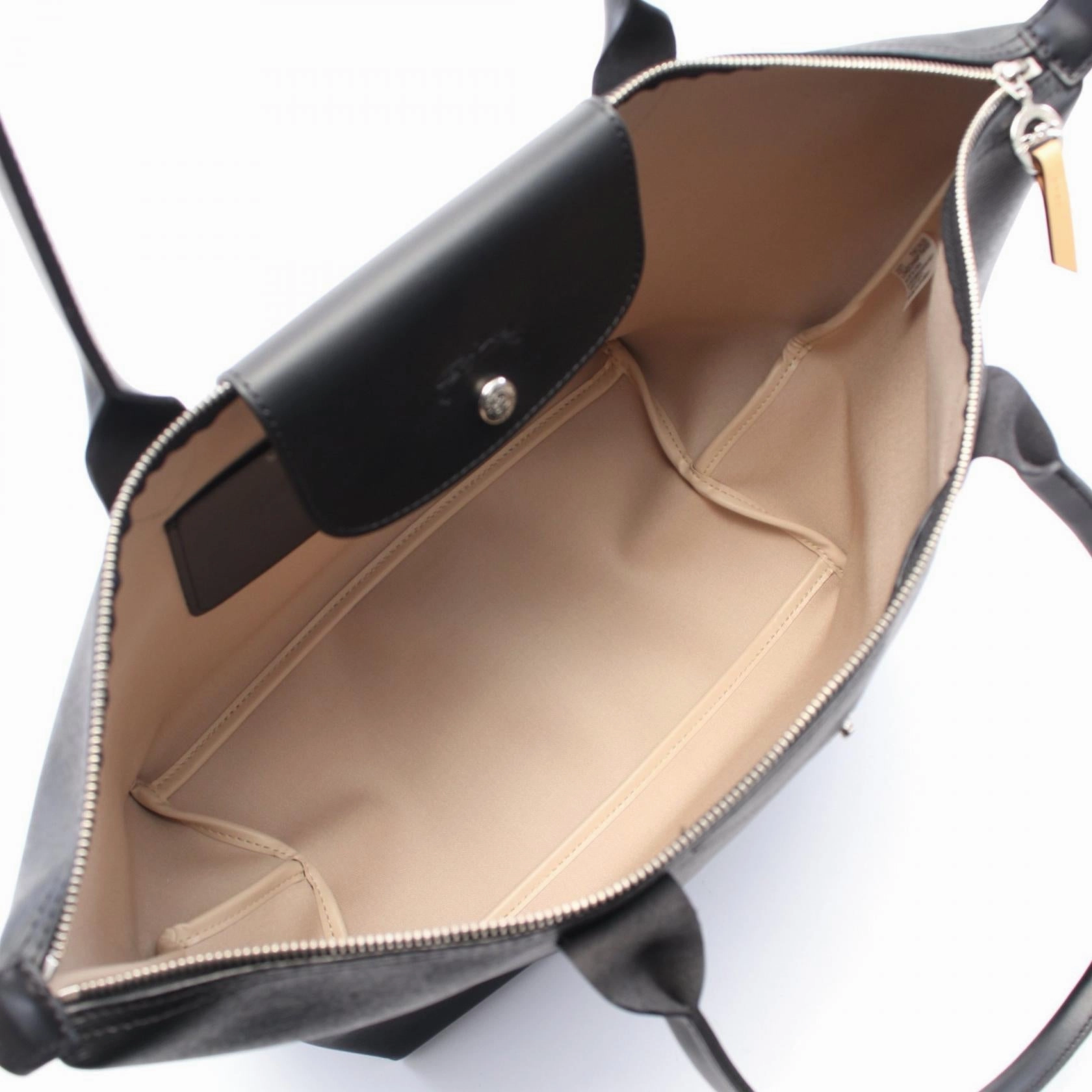 Longchamp Le Pliage City L Tote Bag Canvas Leather