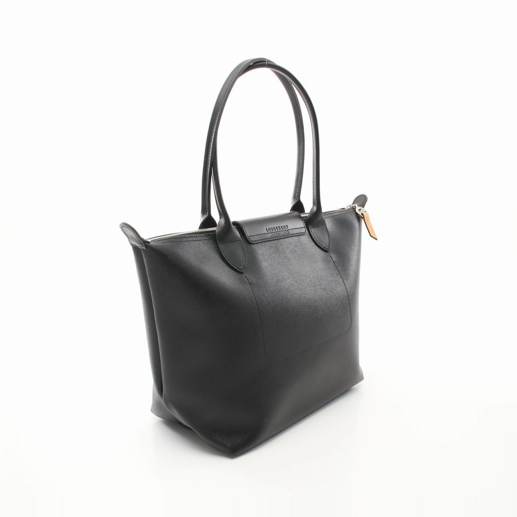 Longchamp Le Pliage City Tote Bag Canvas Leather