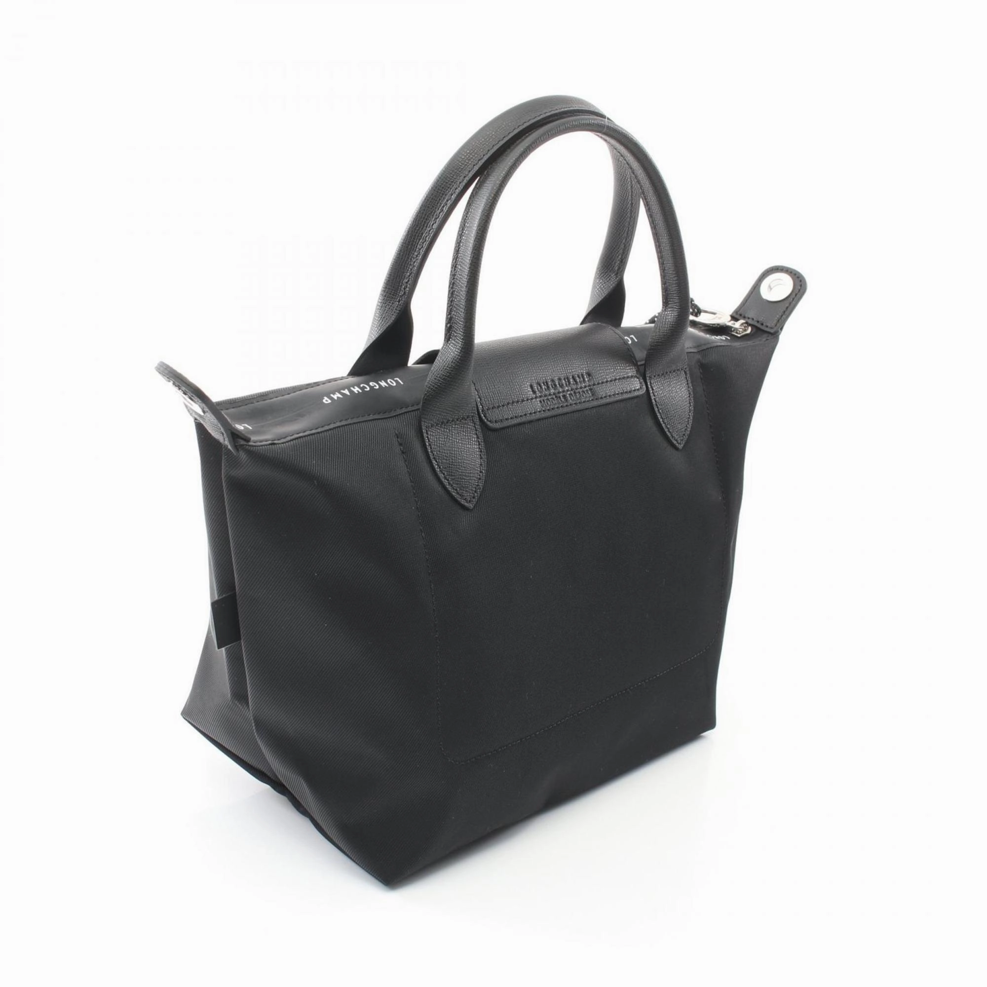 Longchamp Nylon Leather Tote Bag (Pre-Owned)