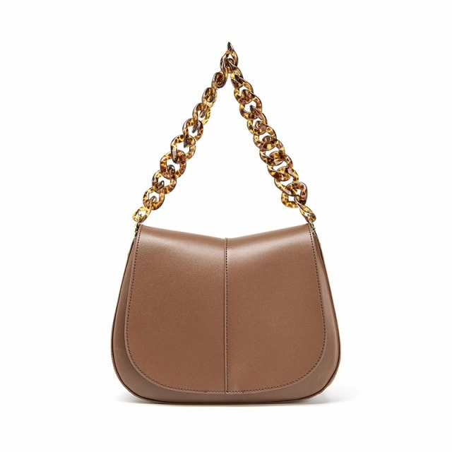Loren Women's Leather Handbag With Chain