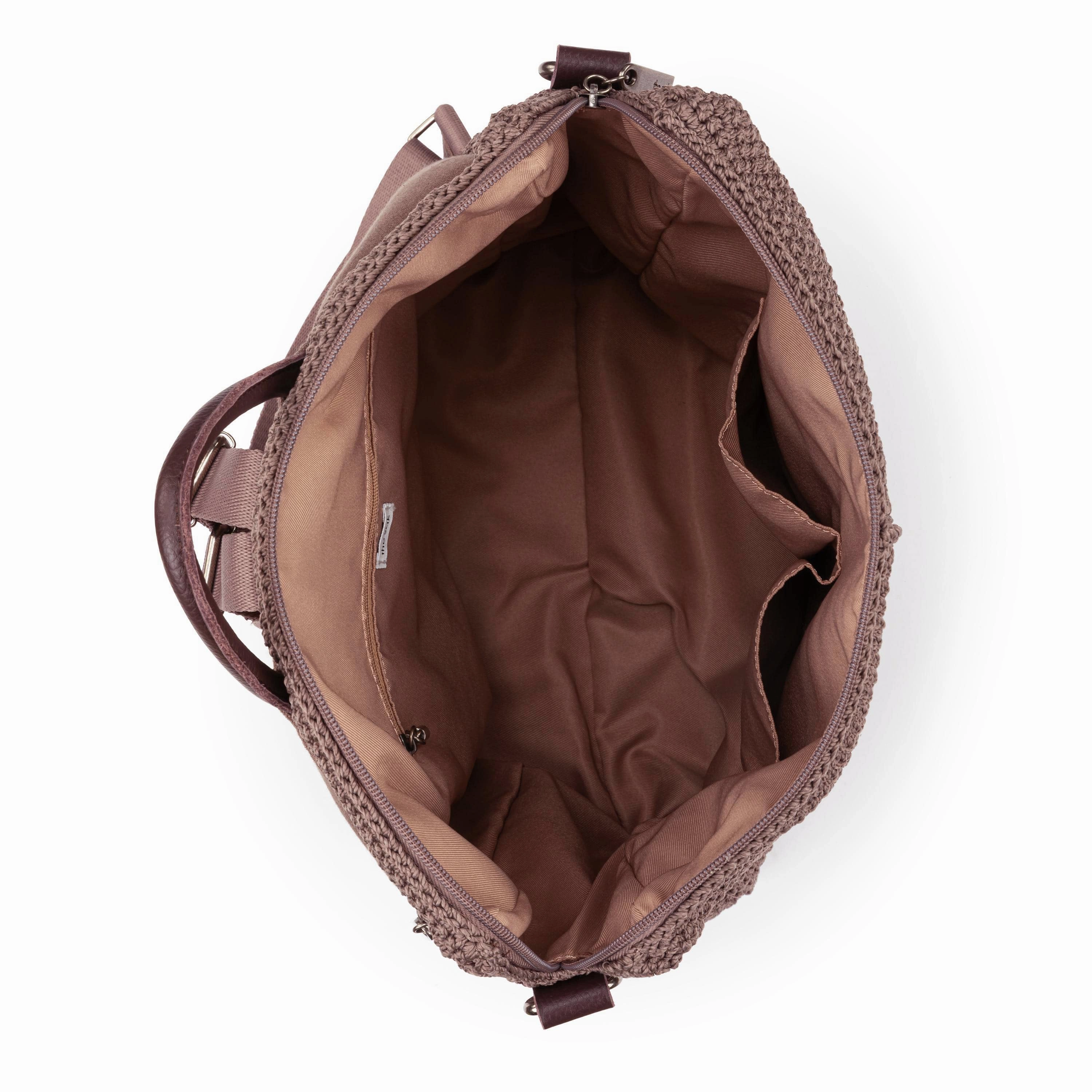 Los Feliz Backpack - Hand Crochet - Mushroom