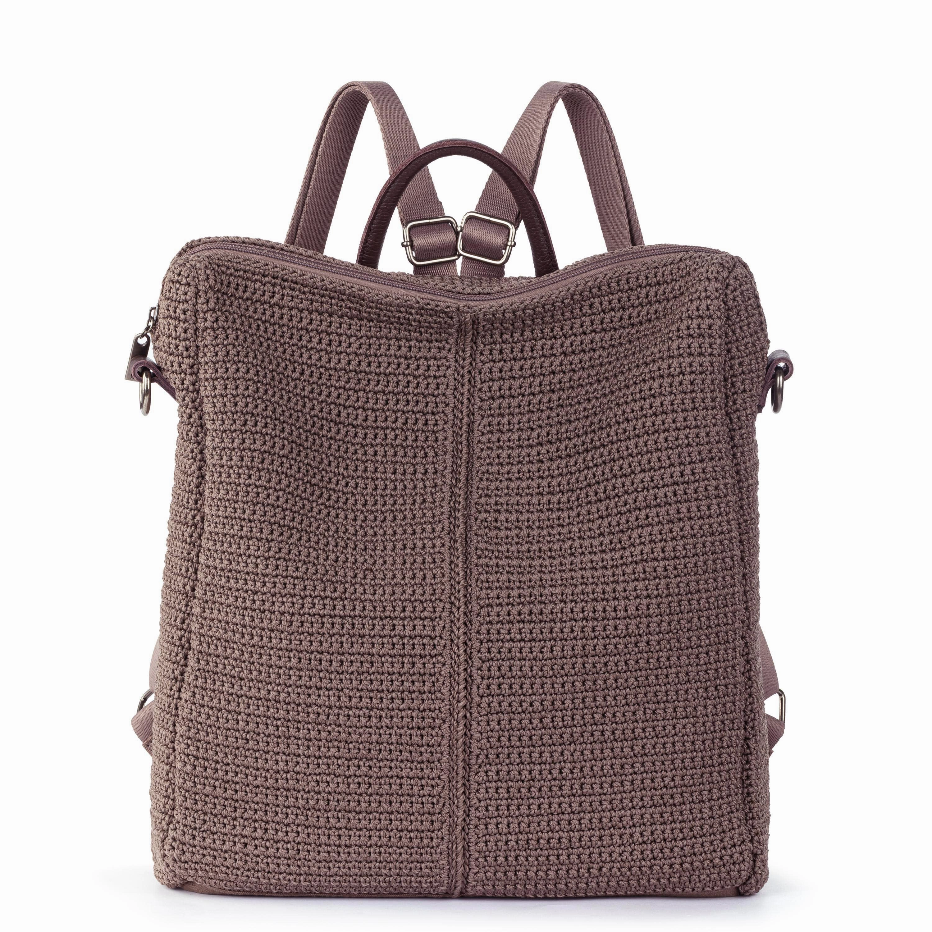 Los Feliz Backpack - Hand Crochet - Mushroom
