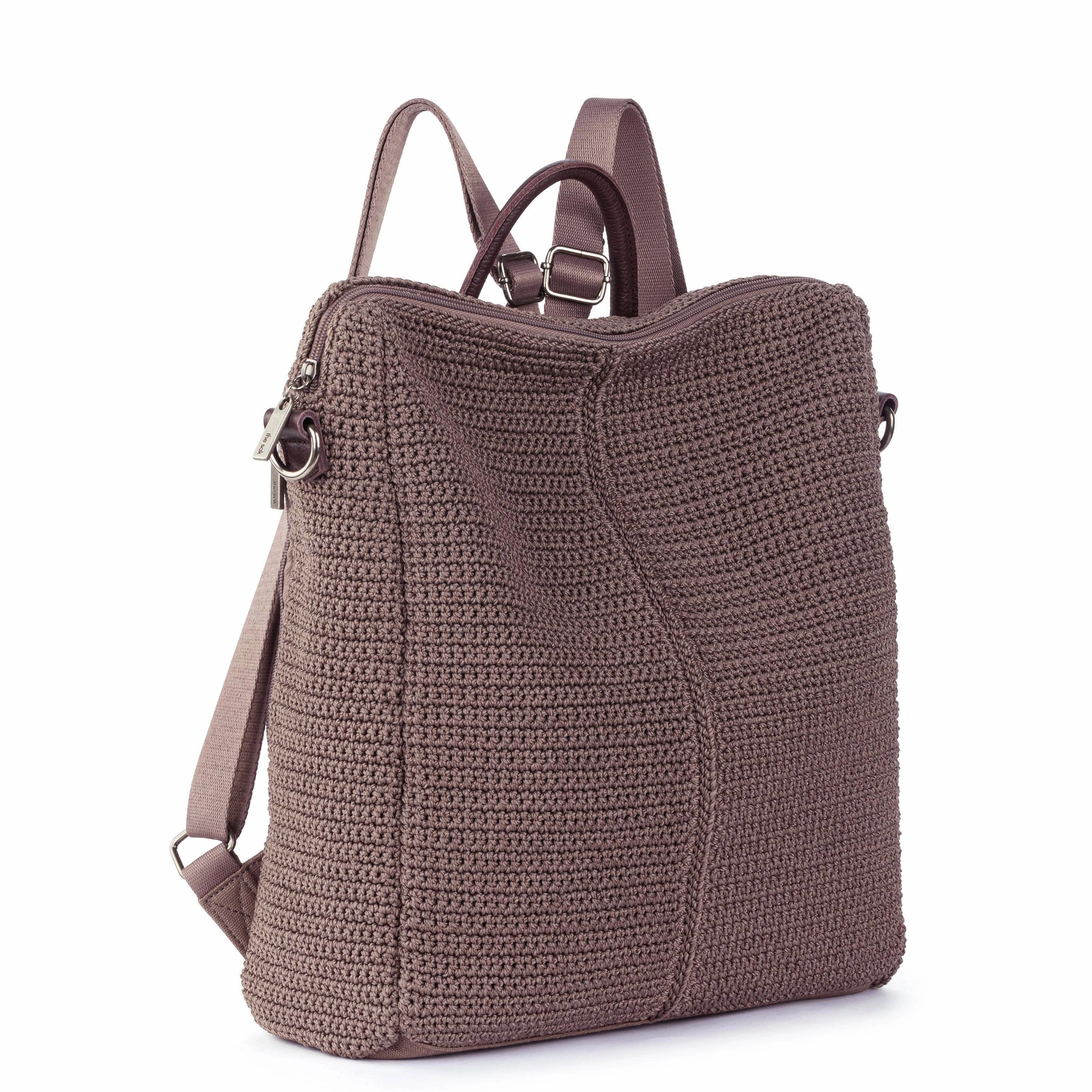 Los Feliz Backpack - Hand Crochet - Mushroom