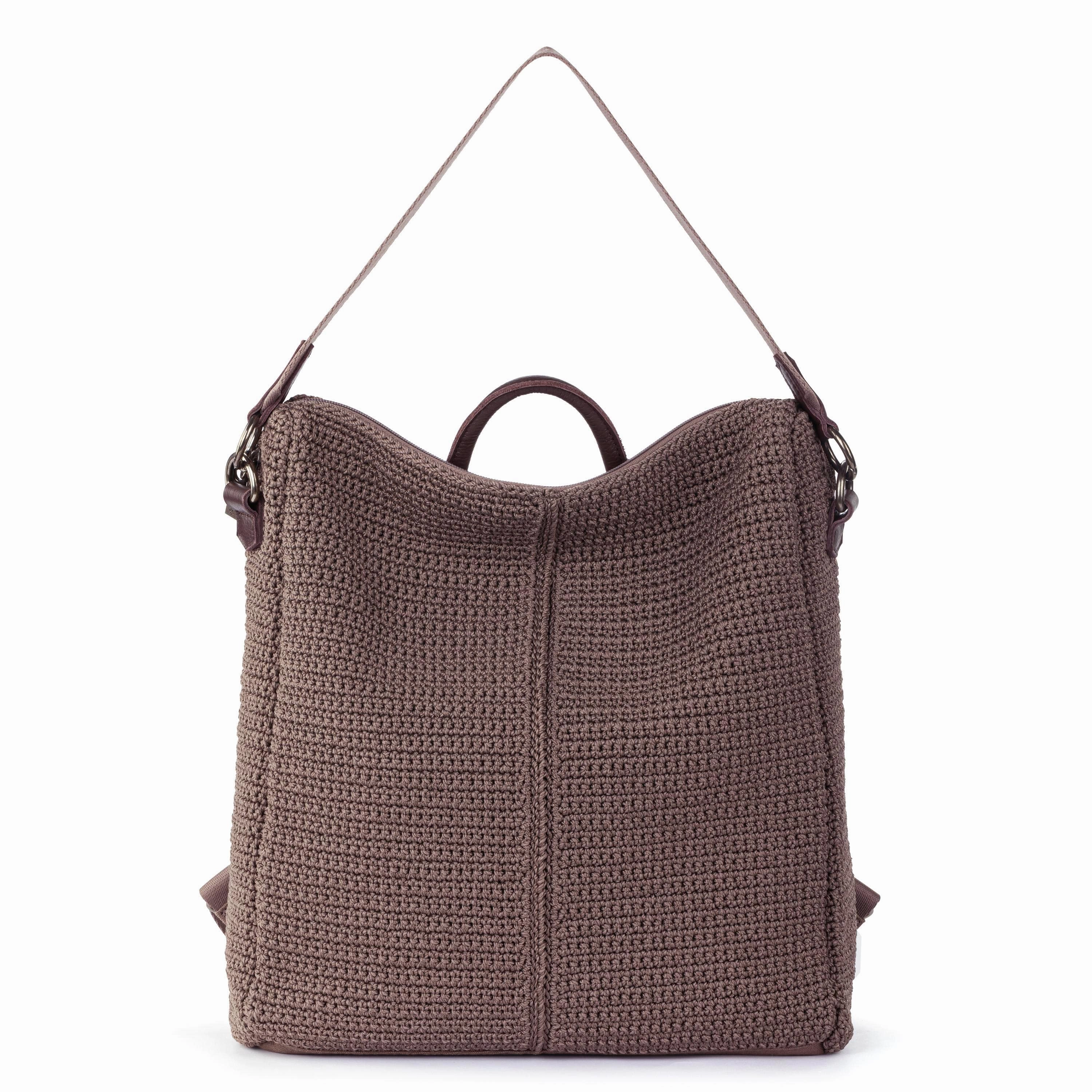 Los Feliz Backpack - Hand Crochet - Mushroom