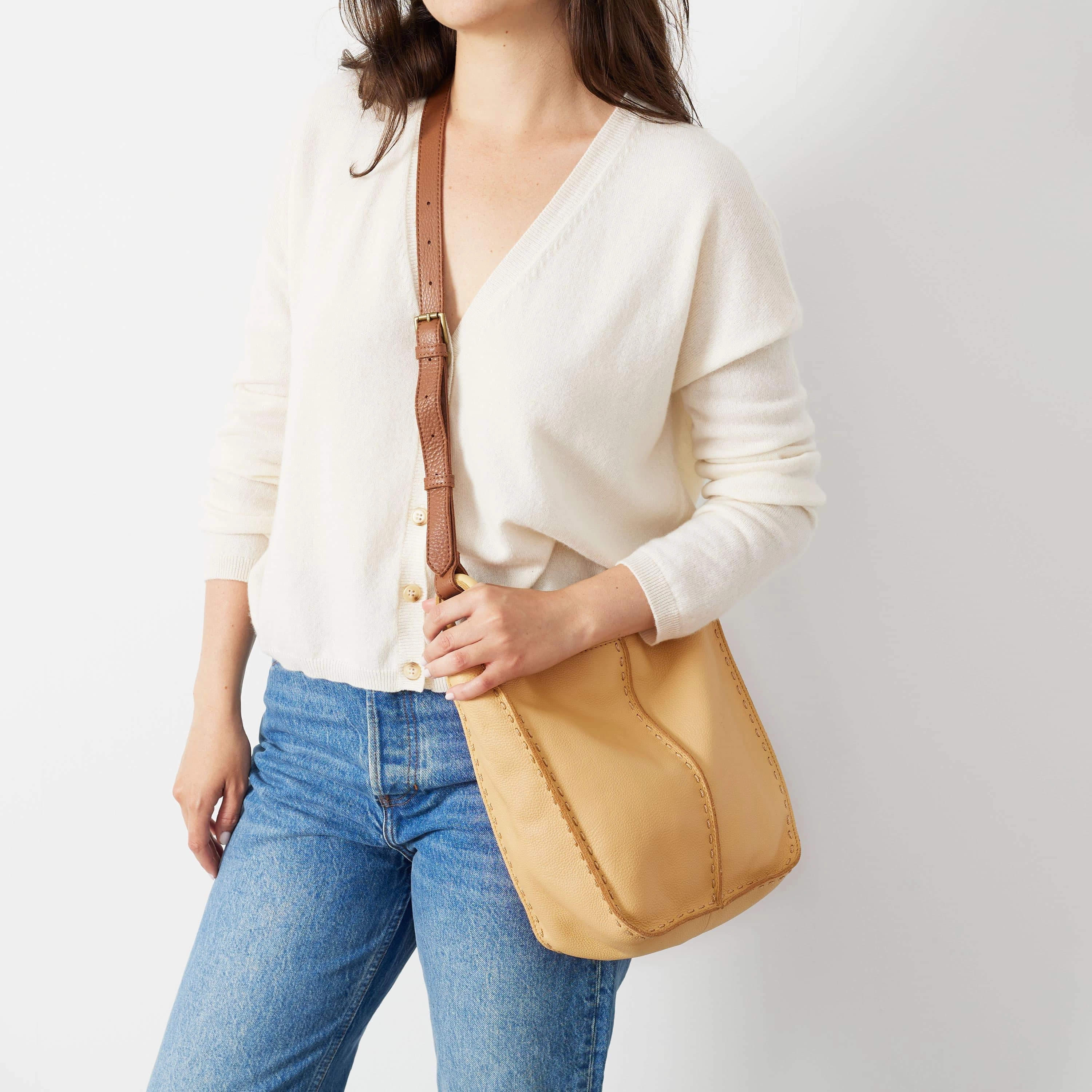 Los Feliz Crossbody - Leather - Buttercup