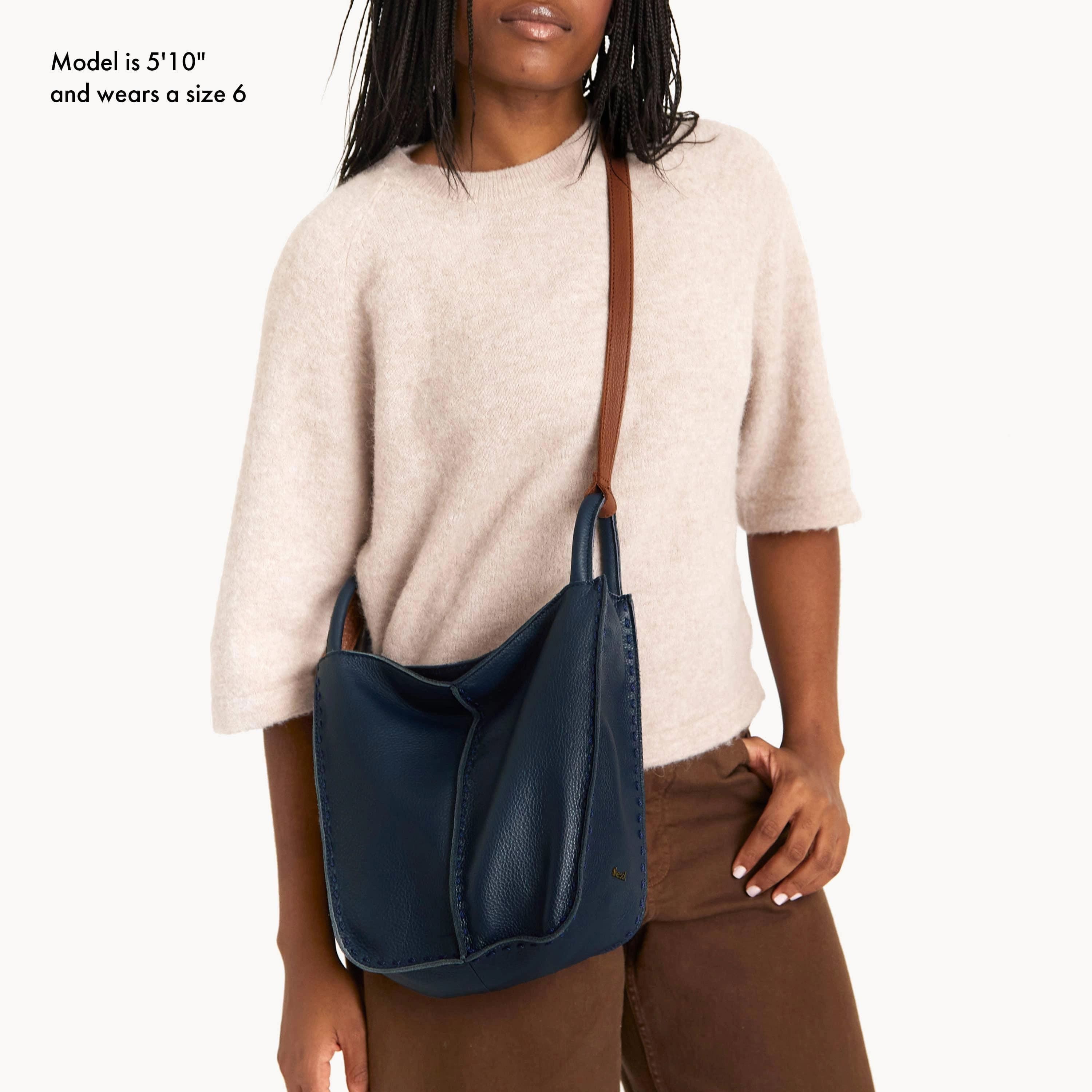 Los Feliz Crossbody - Leather - Indigo