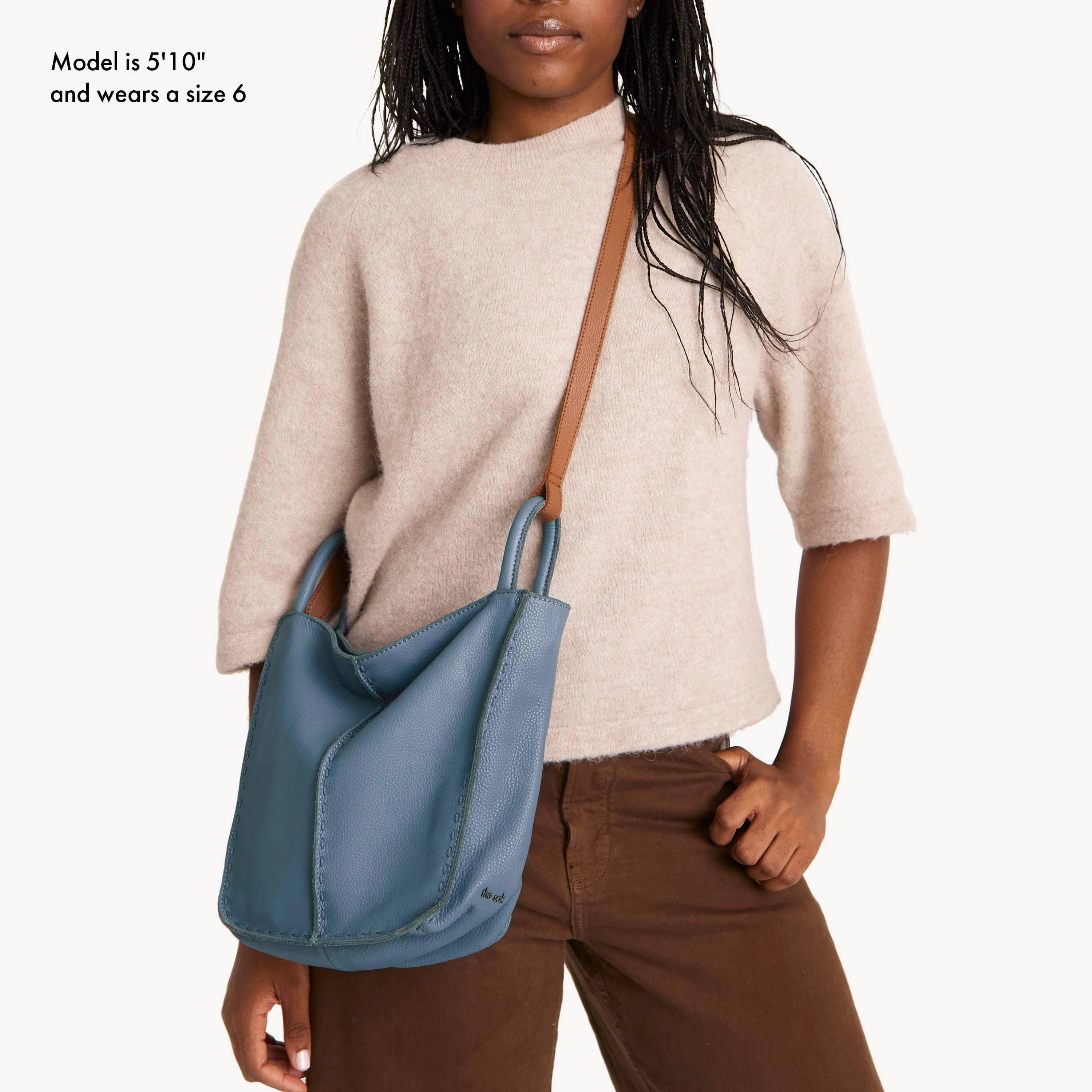 Los Feliz Crossbody - Leather - Maritime