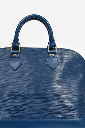 Louis Vuitton 1997 Blue Epi Leather 'Alma' PM Top Handle