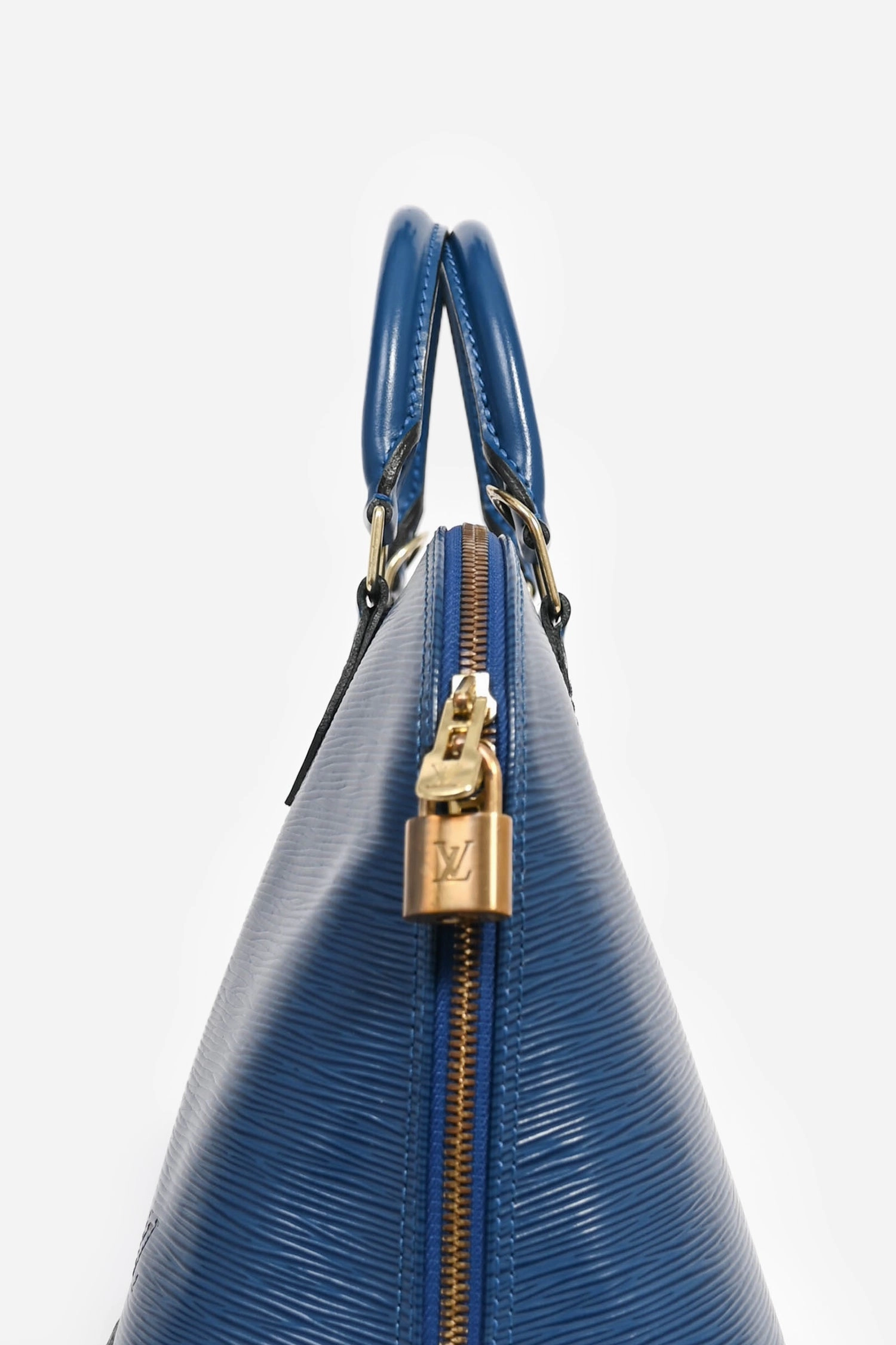 Louis Vuitton 1997 Blue Epi Leather 'Alma' PM Top Handle