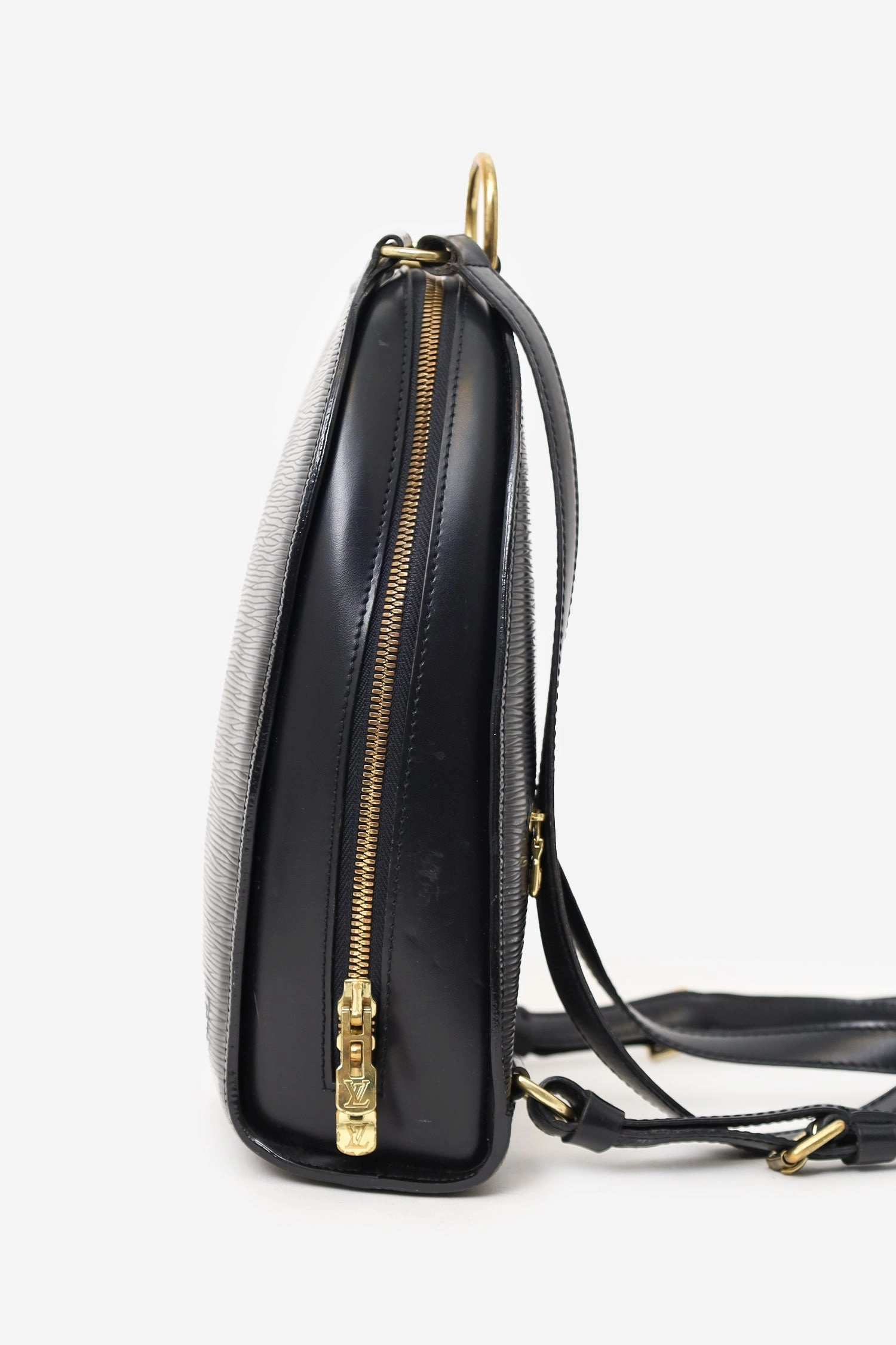 Louis Vuitton 1999 Black Epi Leather Mabillon Backpack
