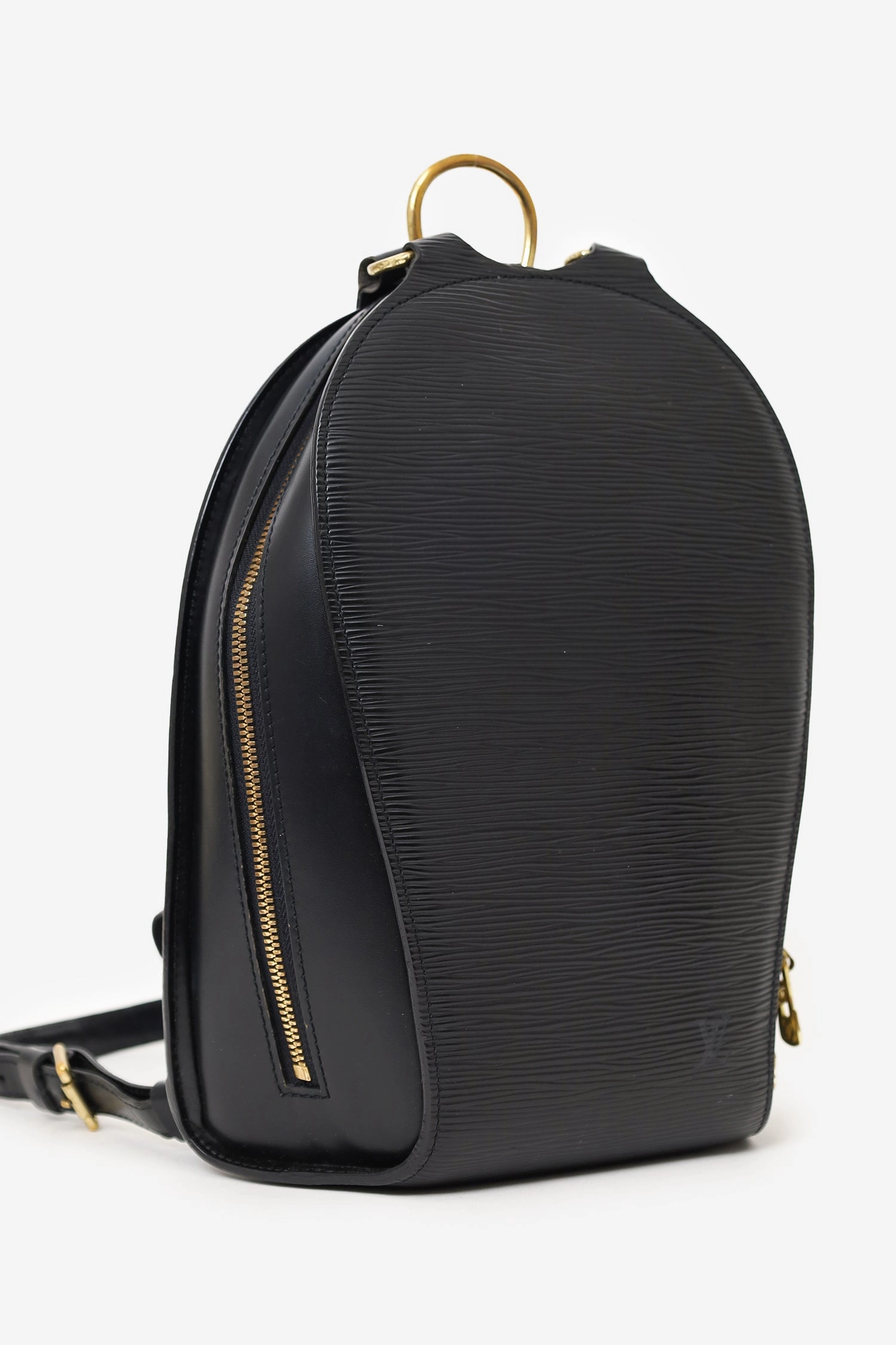 Louis Vuitton 1999 Black Epi Leather Mabillon Backpack