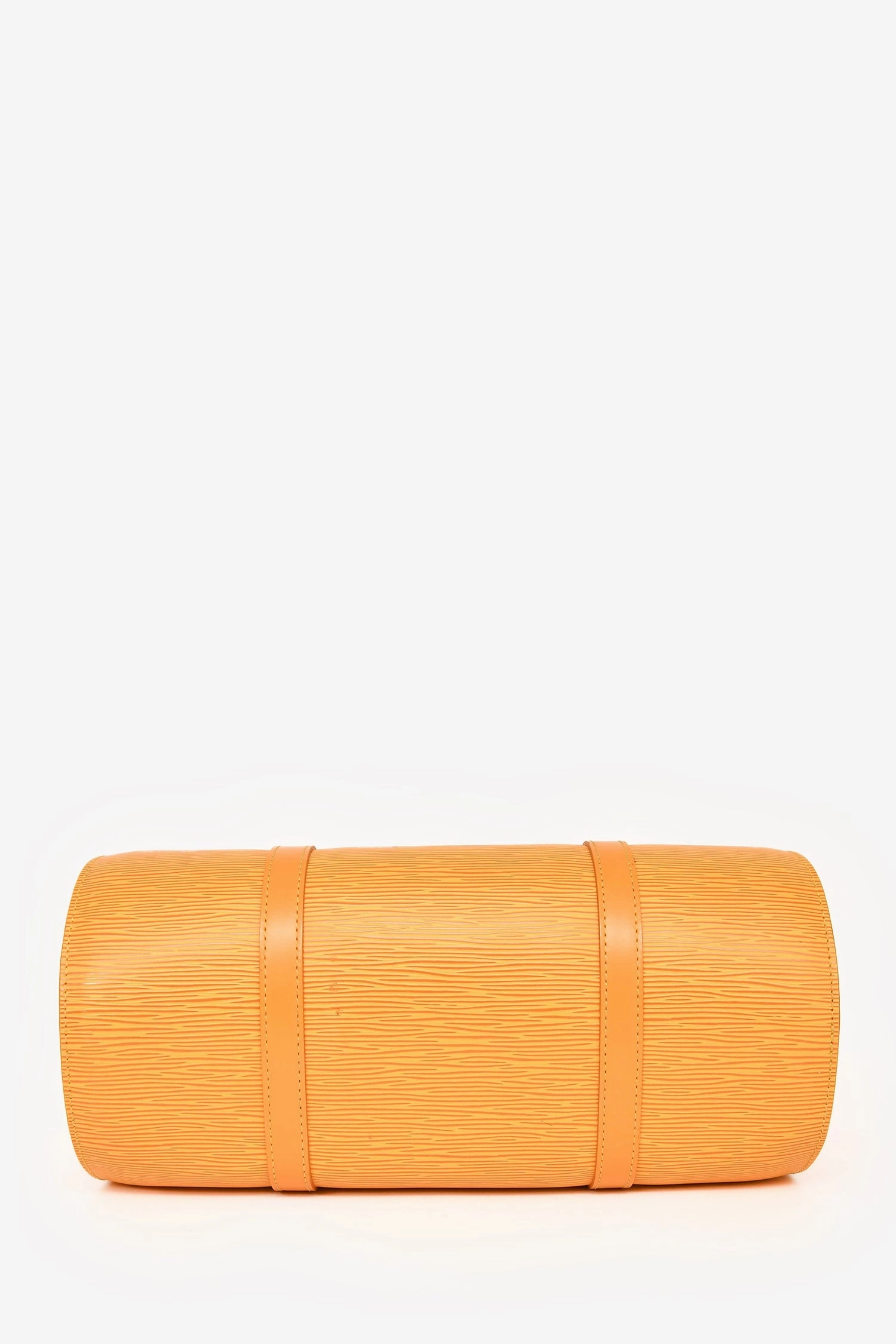 Louis Vuitton 2003 Yellow Epi Leather 'Soufflot Duo' Papillon Shoulder Bag