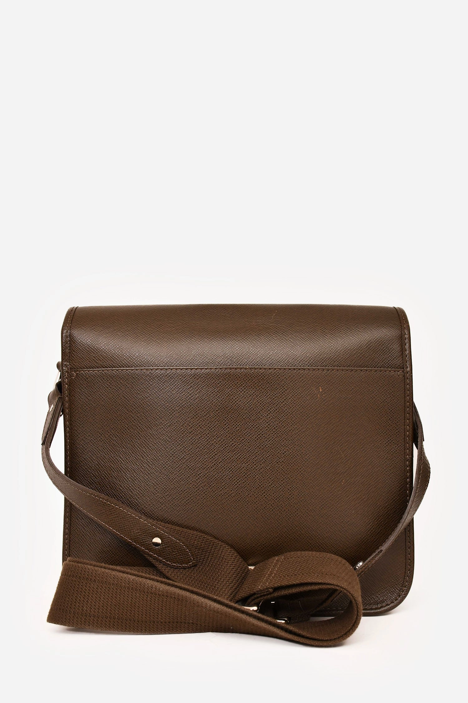 Louis Vuitton 2006 Brown Leather Messenger Bag