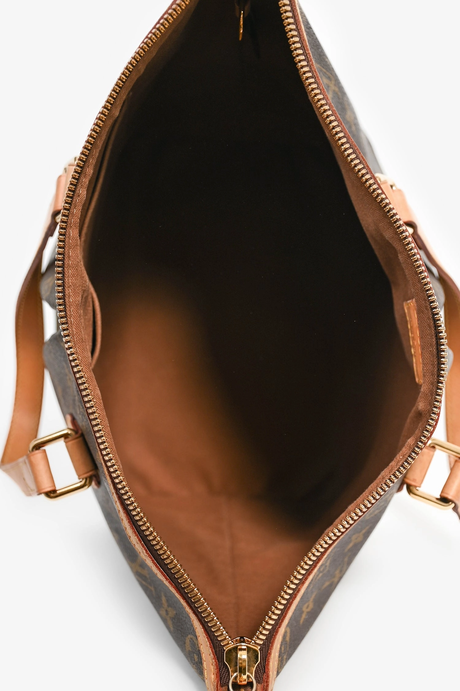Louis Vuitton 2010 Monogram Palermo GM Bag with Leather Strap