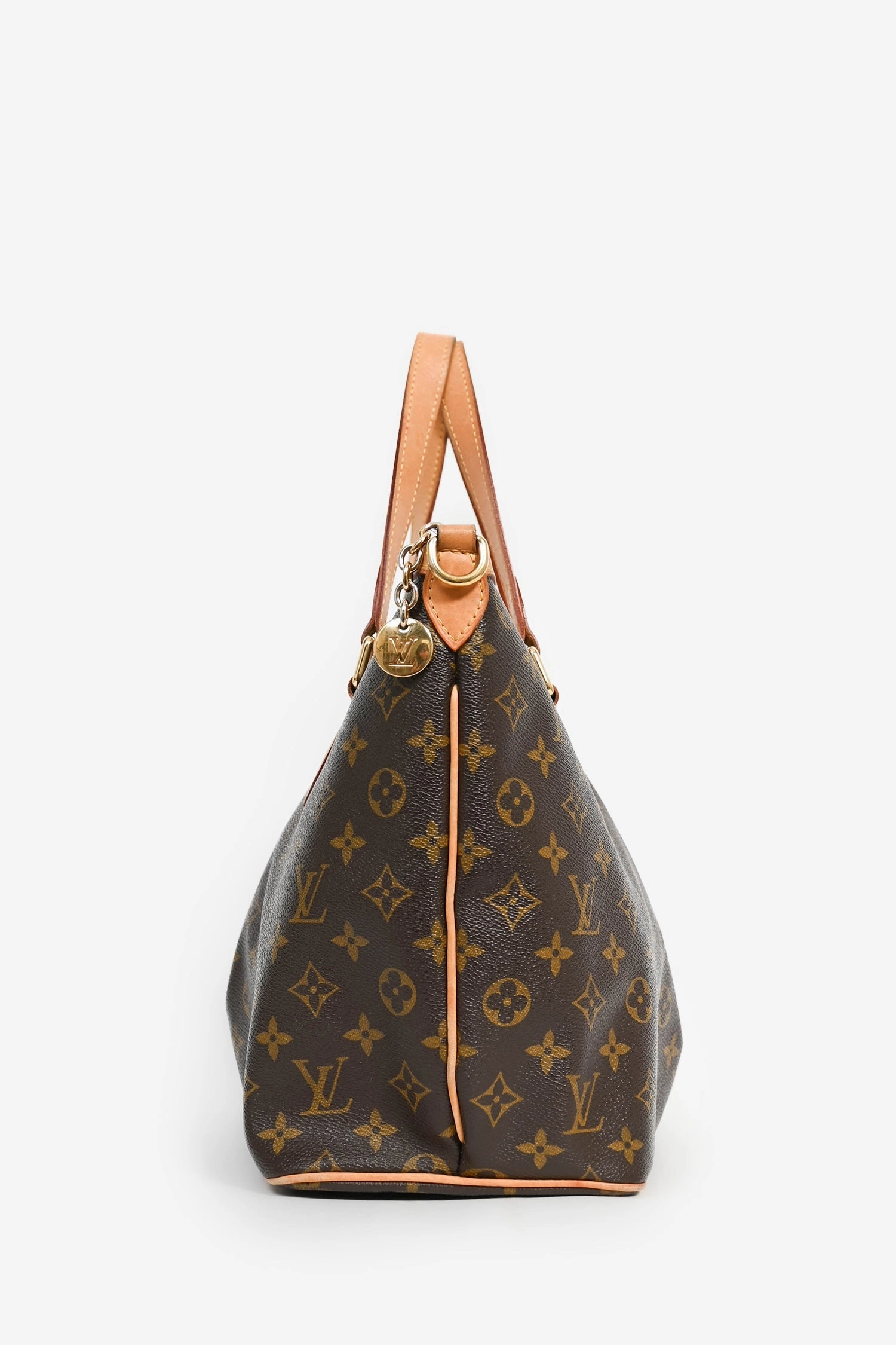 Louis Vuitton 2010 Monogram Palermo GM Bag with Leather Strap