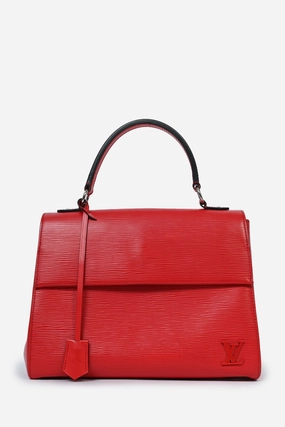 Louis Vuitton 2015 Vibrant Red Epi Leather Top Handle with Strap