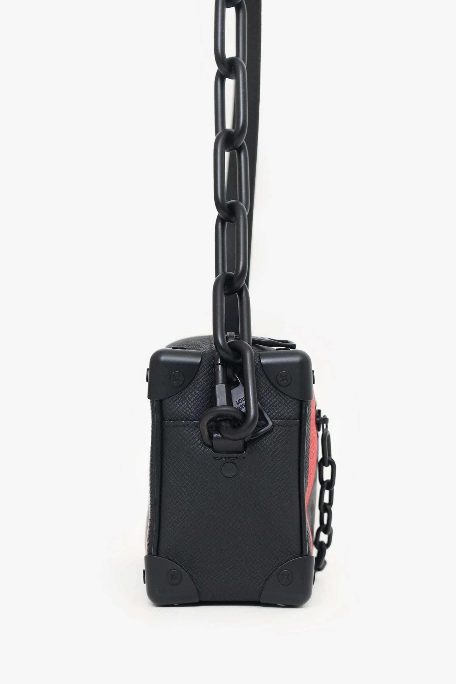 Louis Vuitton 2019 Black Taga Rainbow Mini Soft Trunk Crossbody